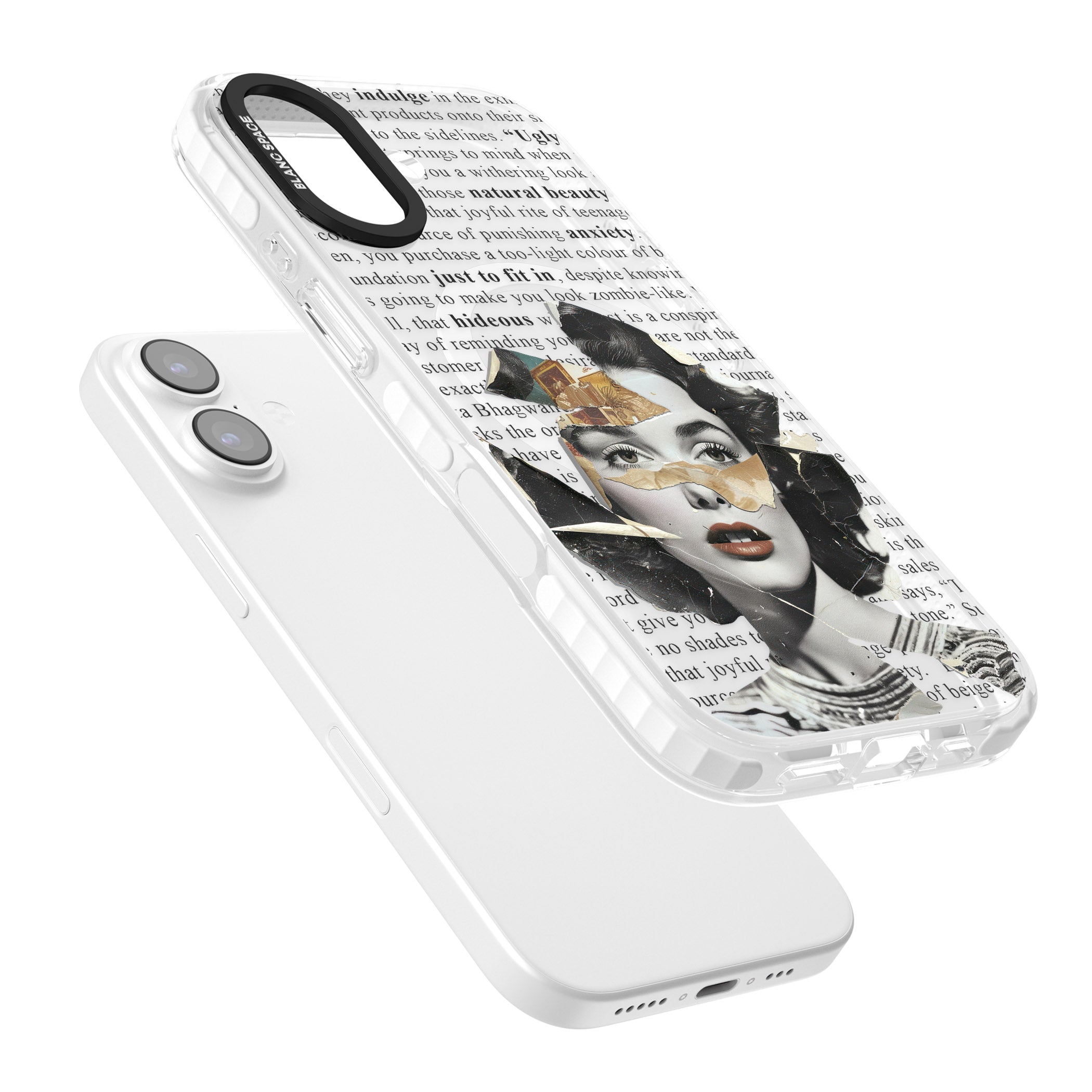 Beauty Is Within iPhone 17 Impact Pro Clear Phone Case Colours