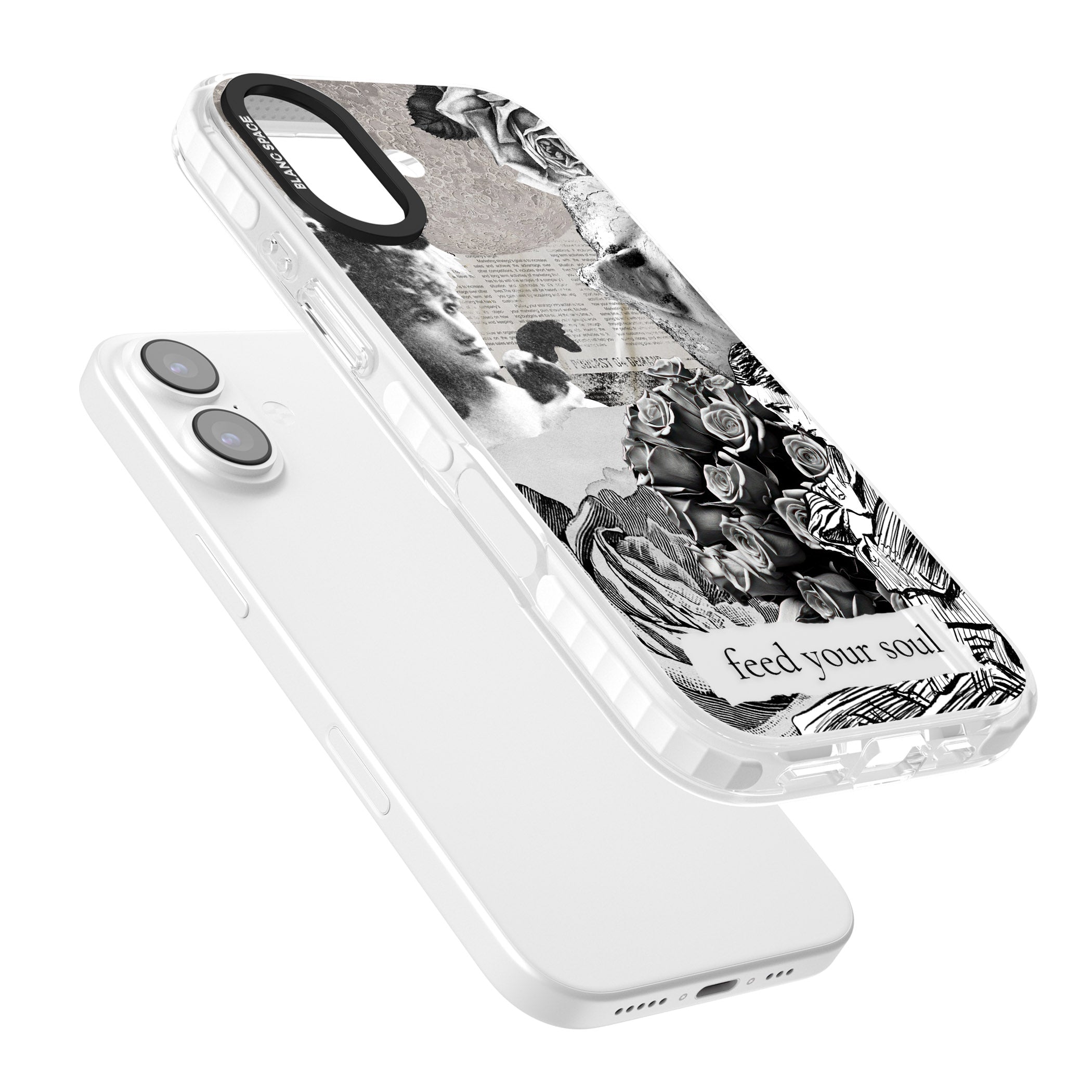 Feed Your Soul iPhone 17 Impact Pro Clear Phone Case Colours