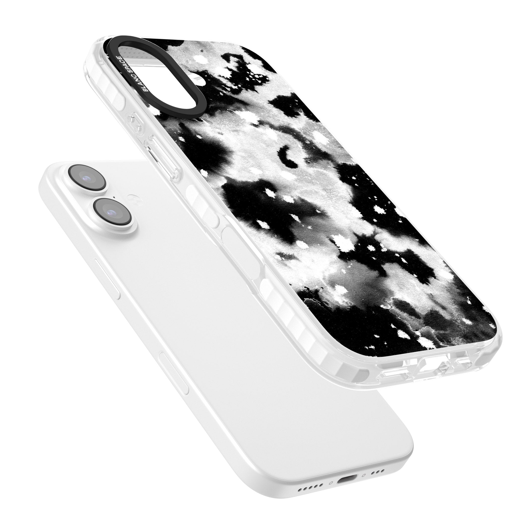 Acid Wash Ink Cloud iPhone 17 Impact Pro Clear Phone Case Colours