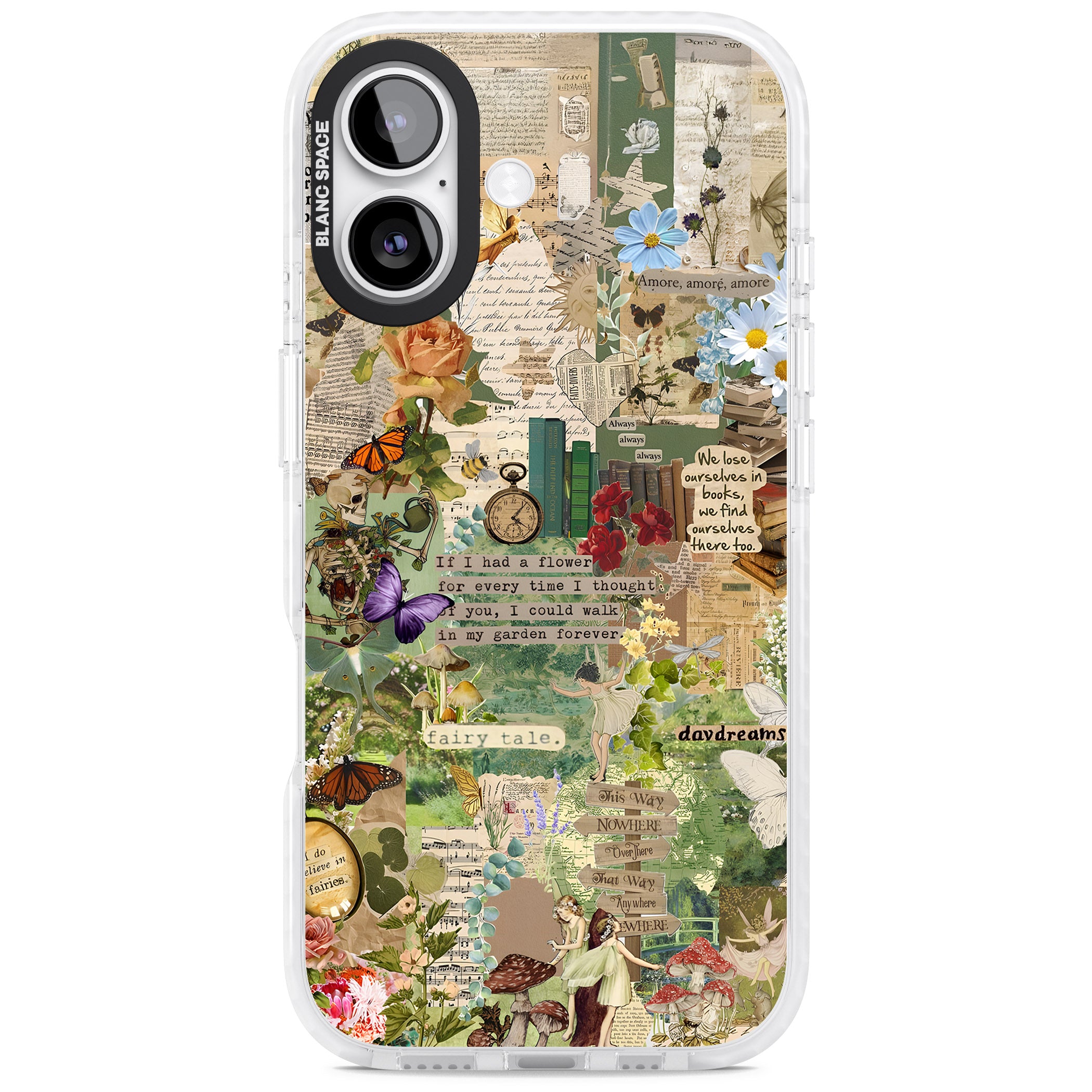 Enchanted Collage iPhone 17 Impact Pro Clear Phone Case