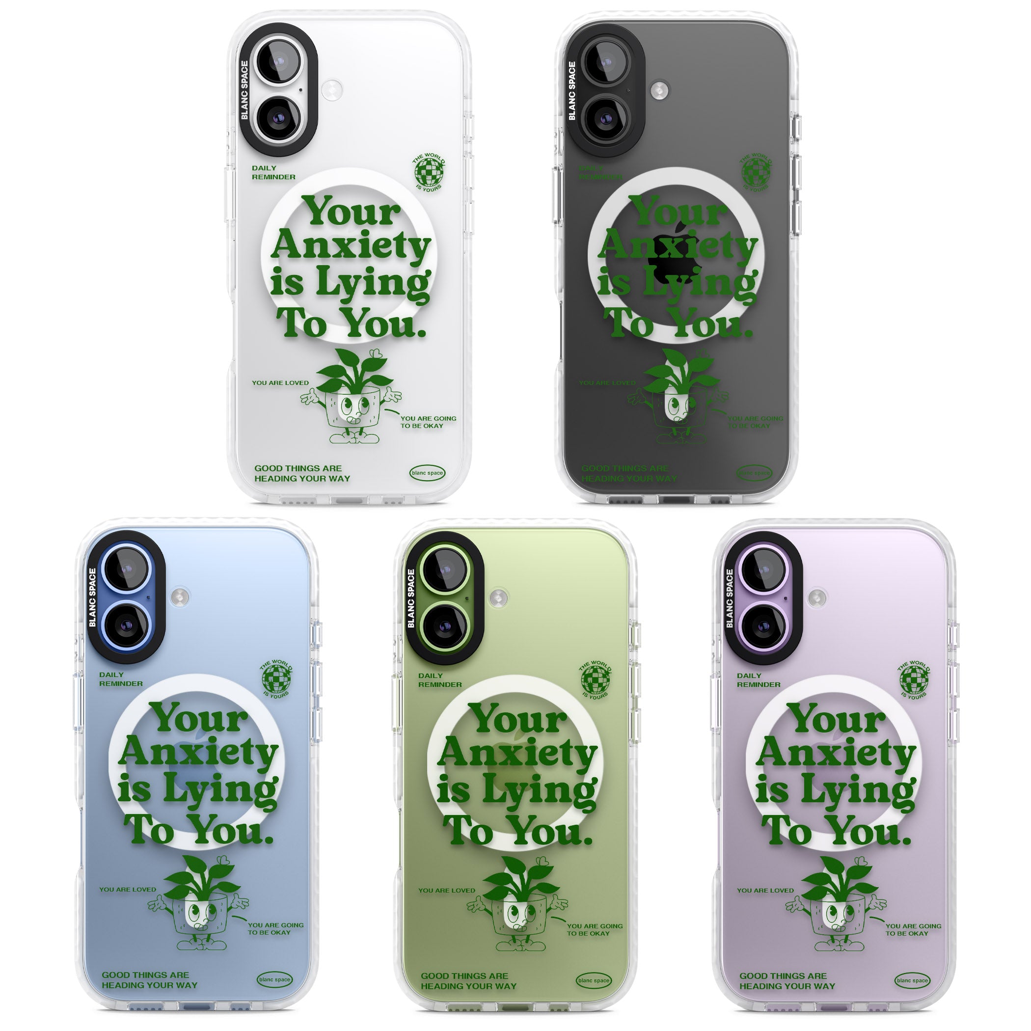 Your Anxiety Is Lying To You iPhone 17 Impact Pro Clear Phone Case APT Impact Protection