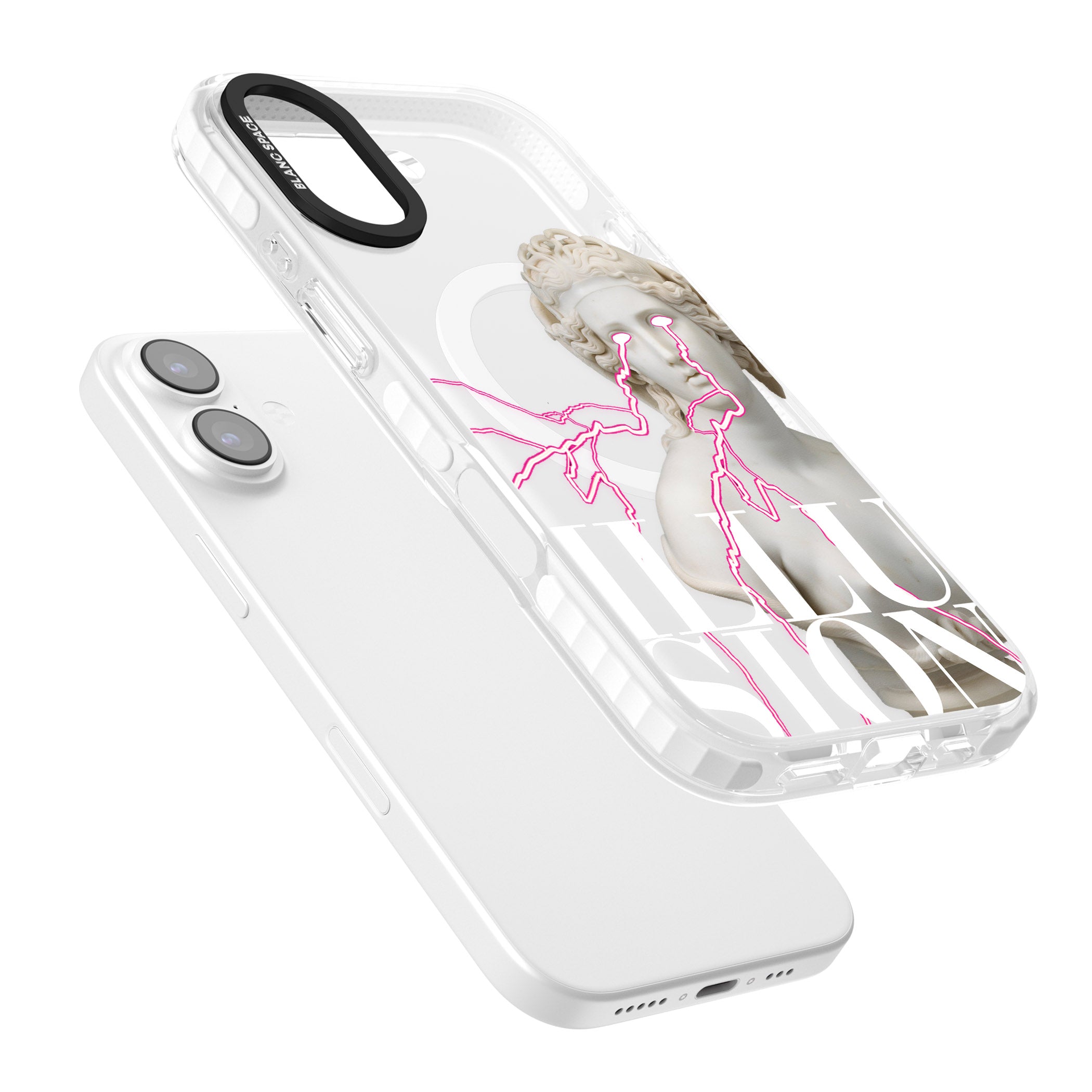 Illusion iPhone 17 Impact Pro Clear Phone Case Colours