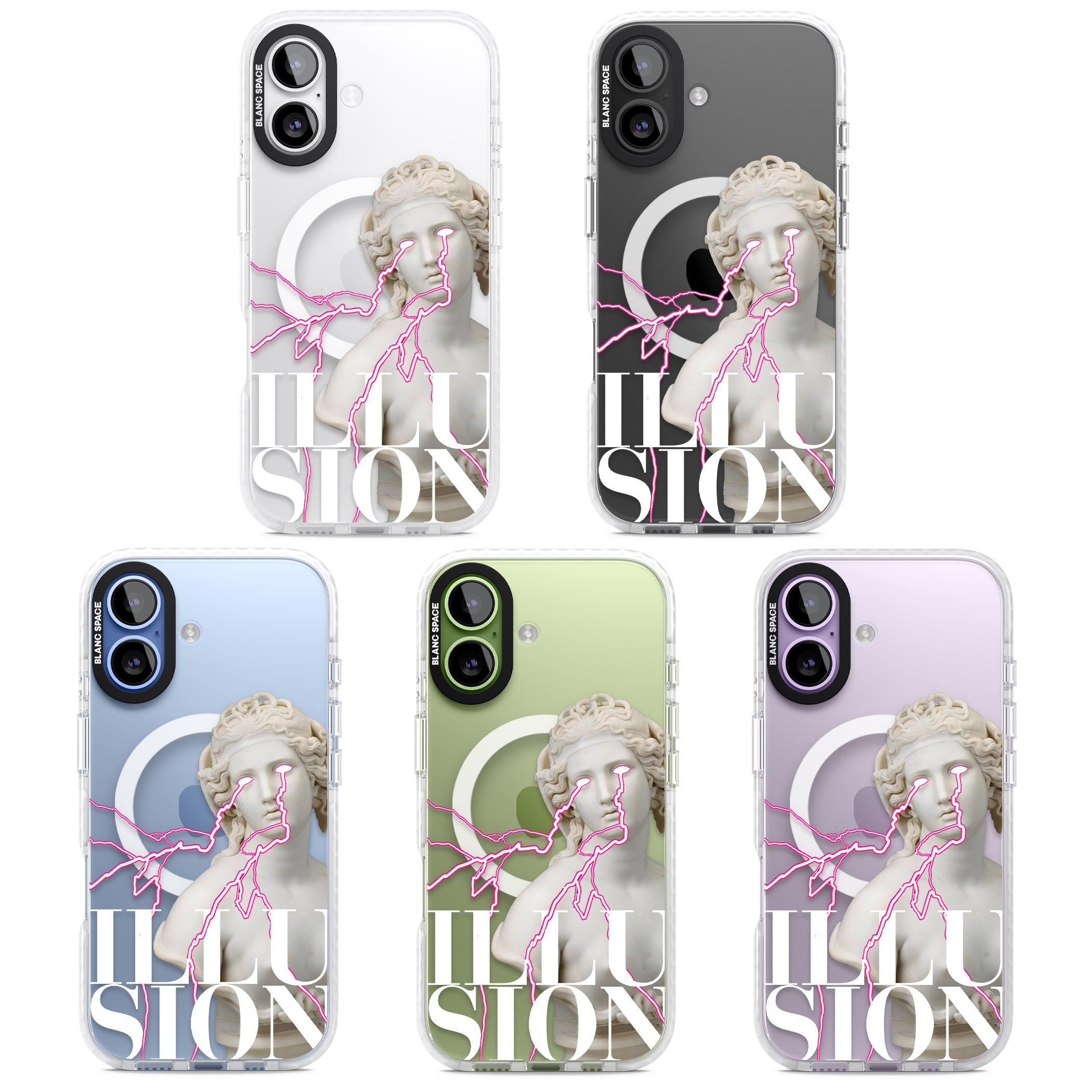 Illusion iPhone 17 Impact Pro Clear Phone Case APT Impact Protection