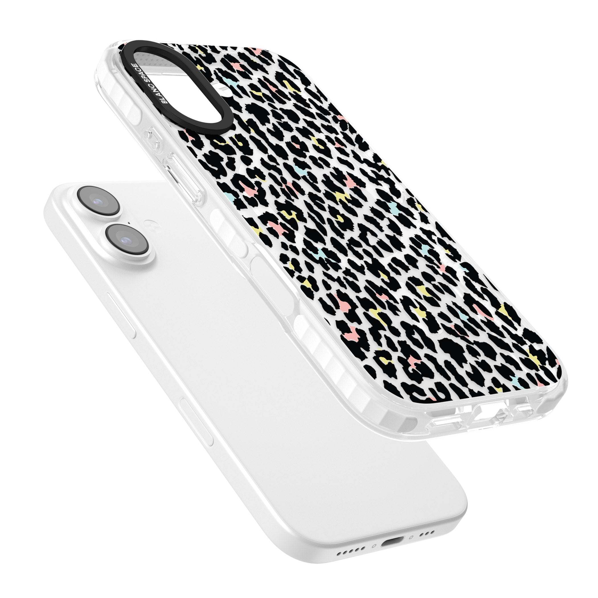 Pastel Leopard Print iPhone 17 Impact Pro Clear Phone Case Colours