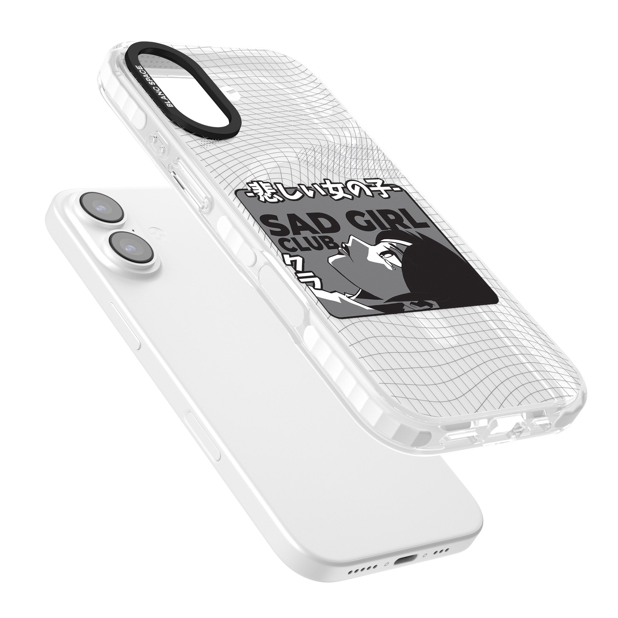 Sad Girl Club iPhone 17 Impact Pro Clear Phone Case Colours