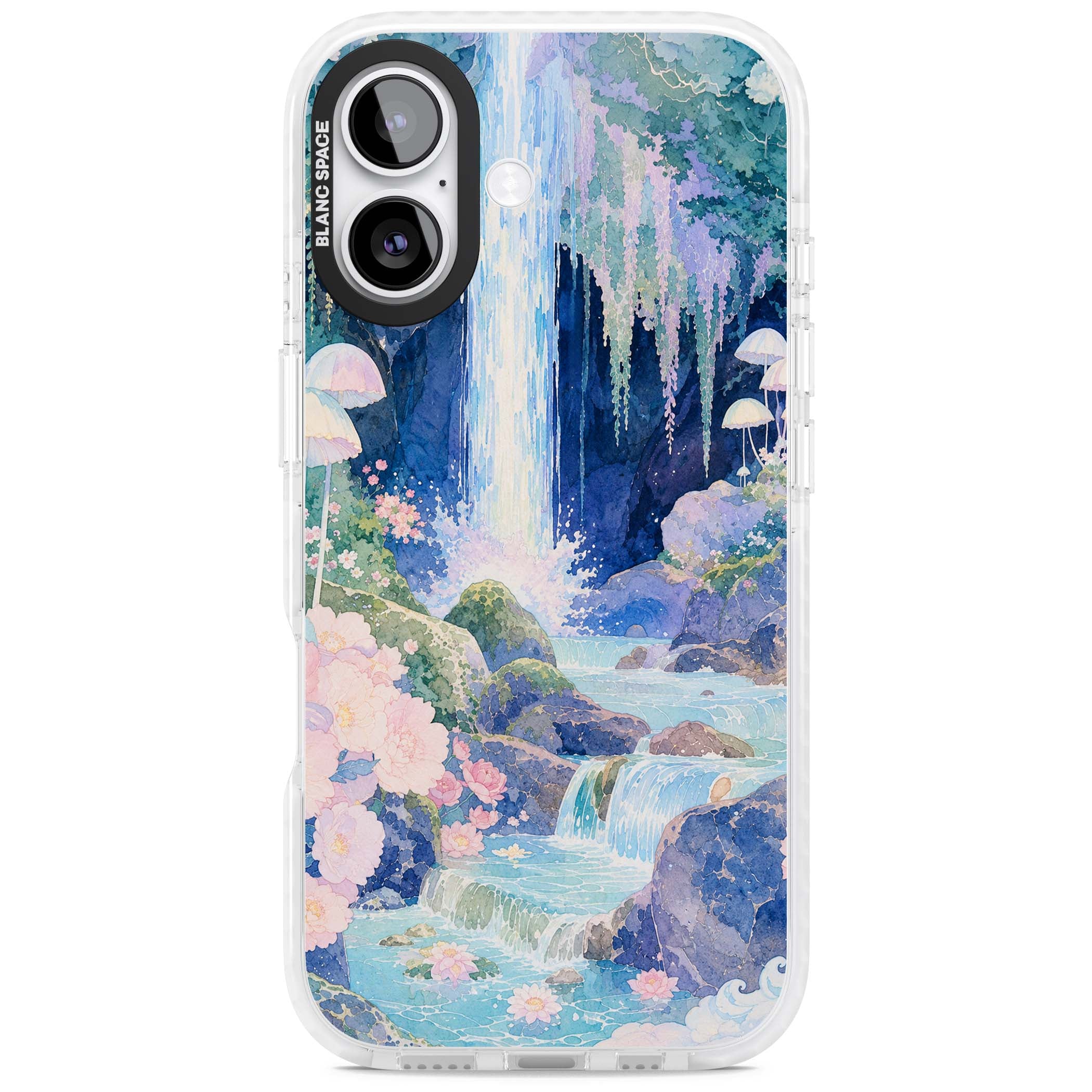 Mystic Waterfall art iPhone case | Impact Magsafe case for iPhone 17