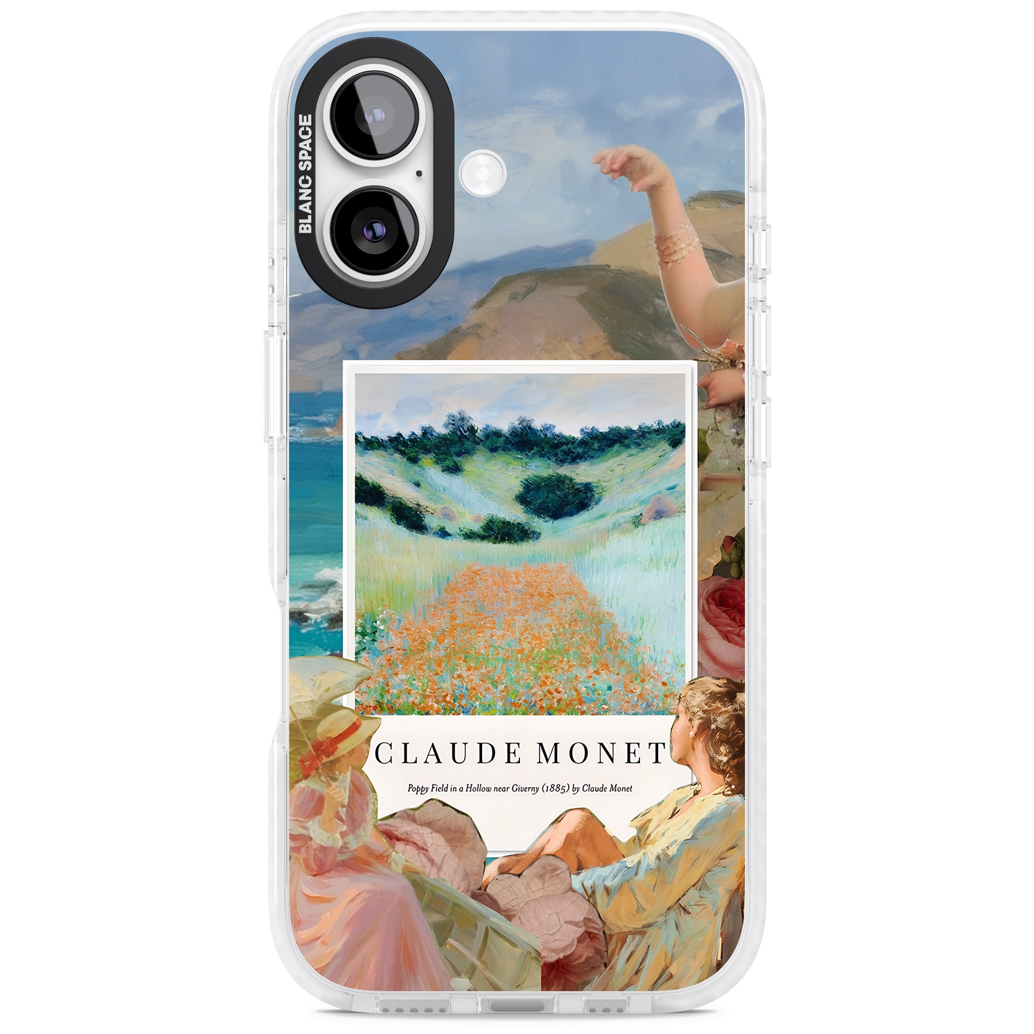 Monet Poppy Field iPhone 17 Impact Pro Clear Phone Case
