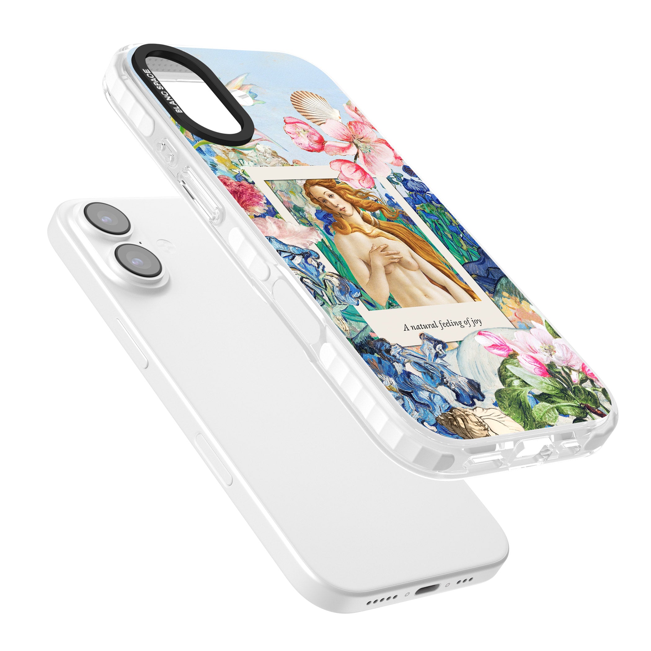 Botticelli Venus iPhone 17 Impact Pro Clear Phone Case Colours