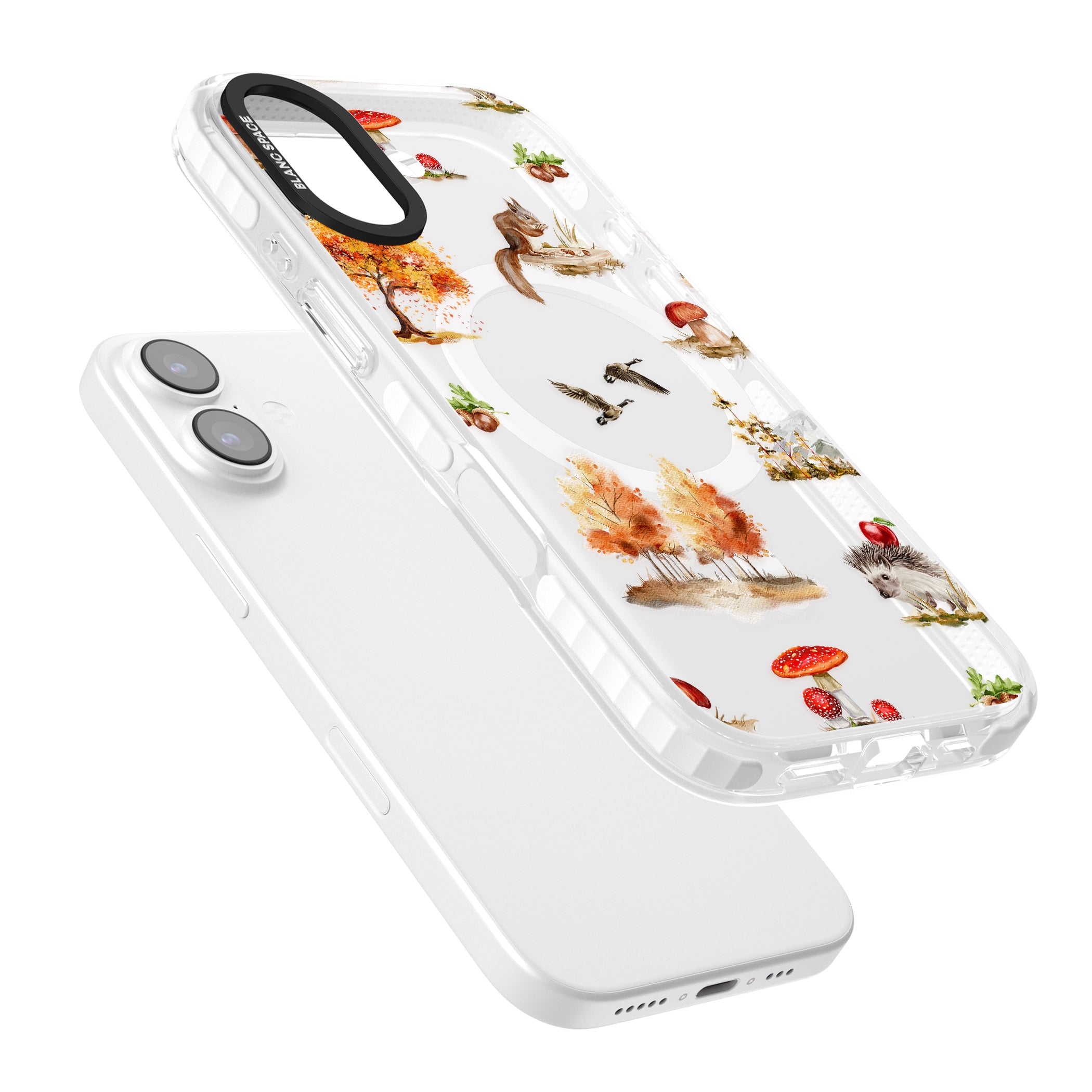 Fall Forest Friends iPhone 17 Impact Pro Clear Phone Case Colours