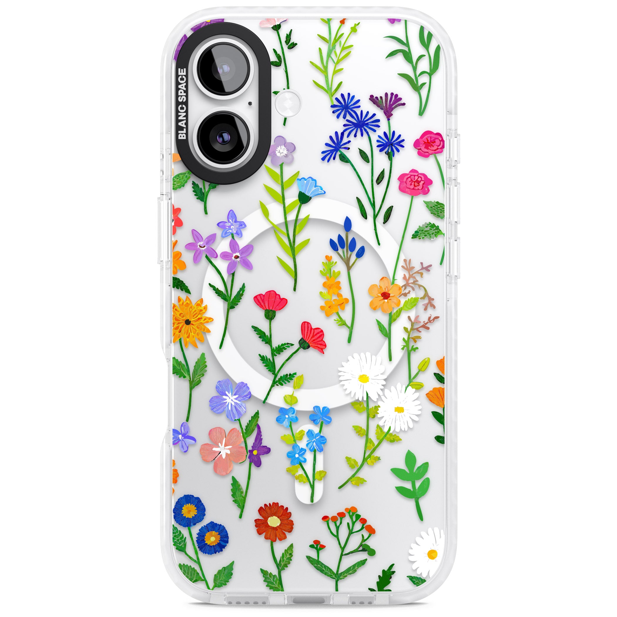 Wildflower Garden iPhone 17 Impact Pro Clear Phone Case