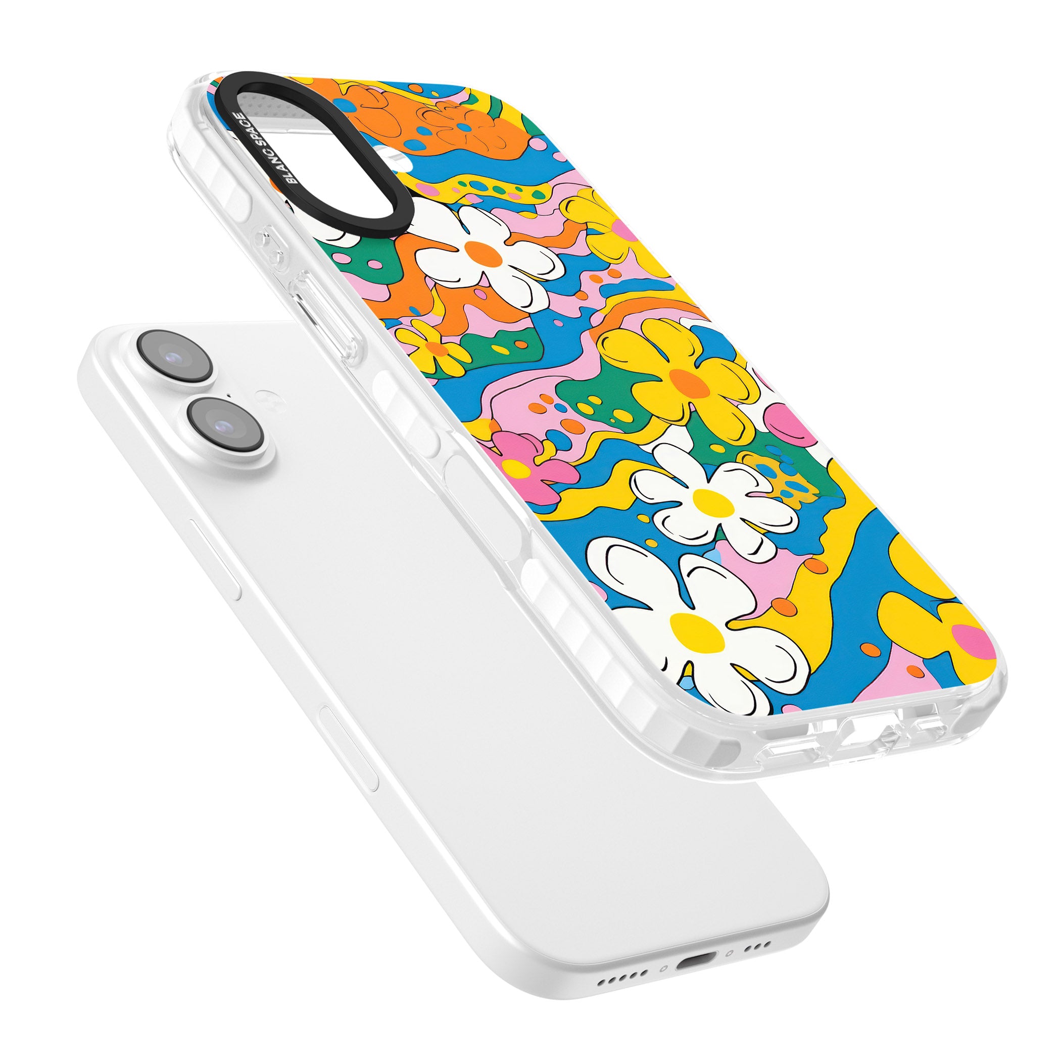 Vibrant Bloom iPhone 17 Impact Pro Clear Phone Case Colours