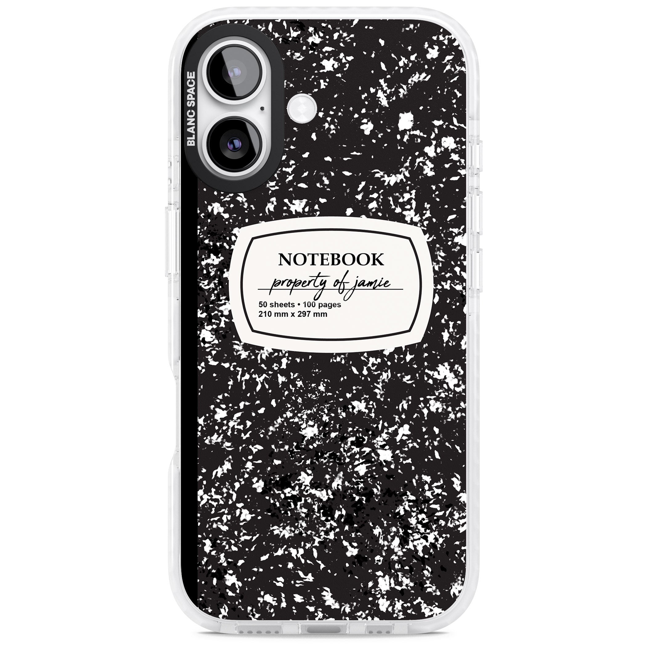 Personalised Classic Composition iPhone 17 Impact Pro Clear Phone Case