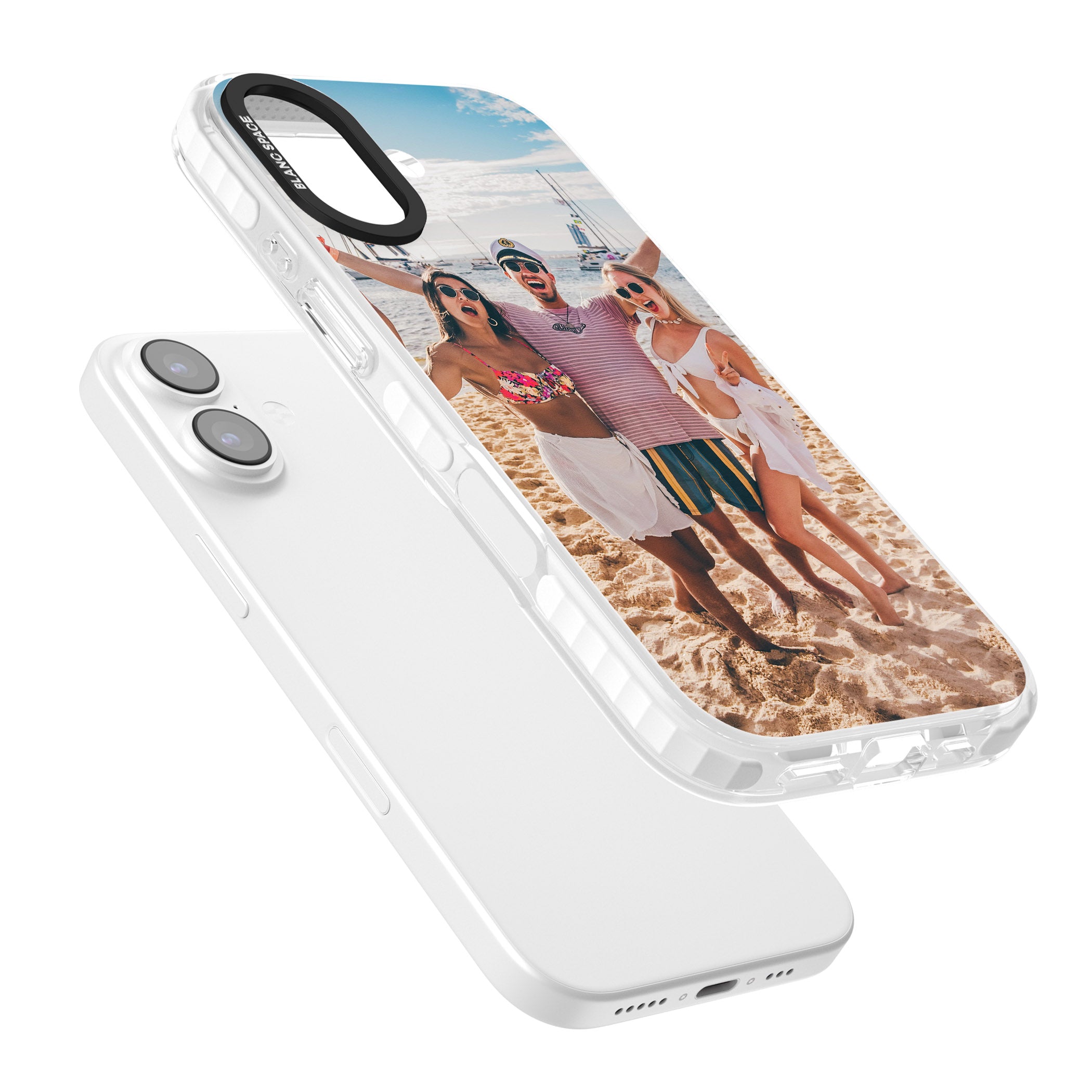 Personalised Photo iPhone 17 Impact Pro Clear Phone Case Colours