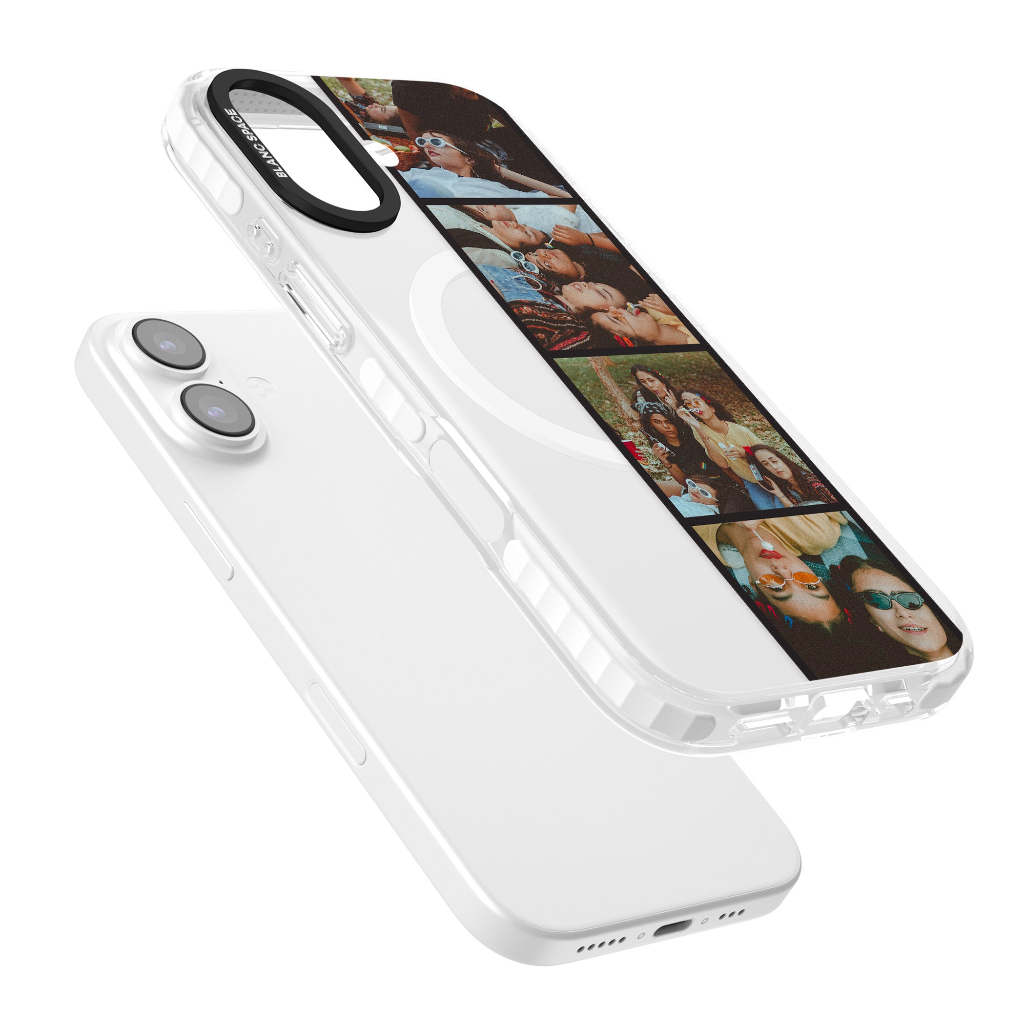 Personalised Photo Strip iPhone 17 Impact Pro Clear Phone Case Colours