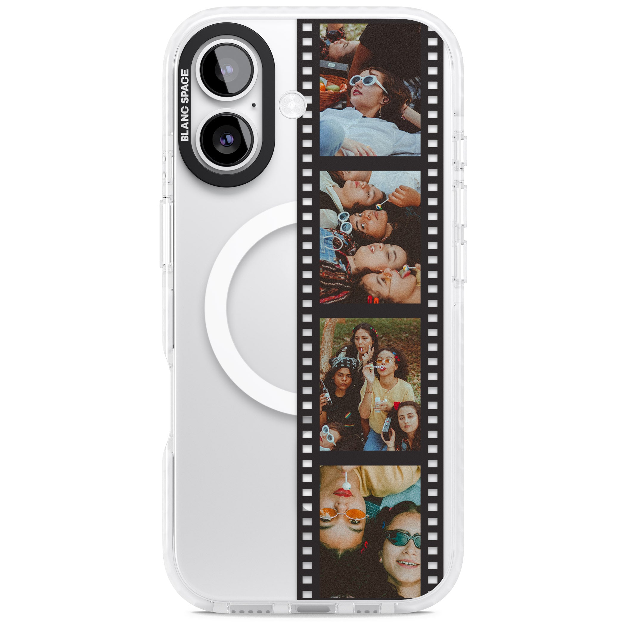 Personalised Photo Film Strip iPhone 17 Impact Pro Clear Phone Case