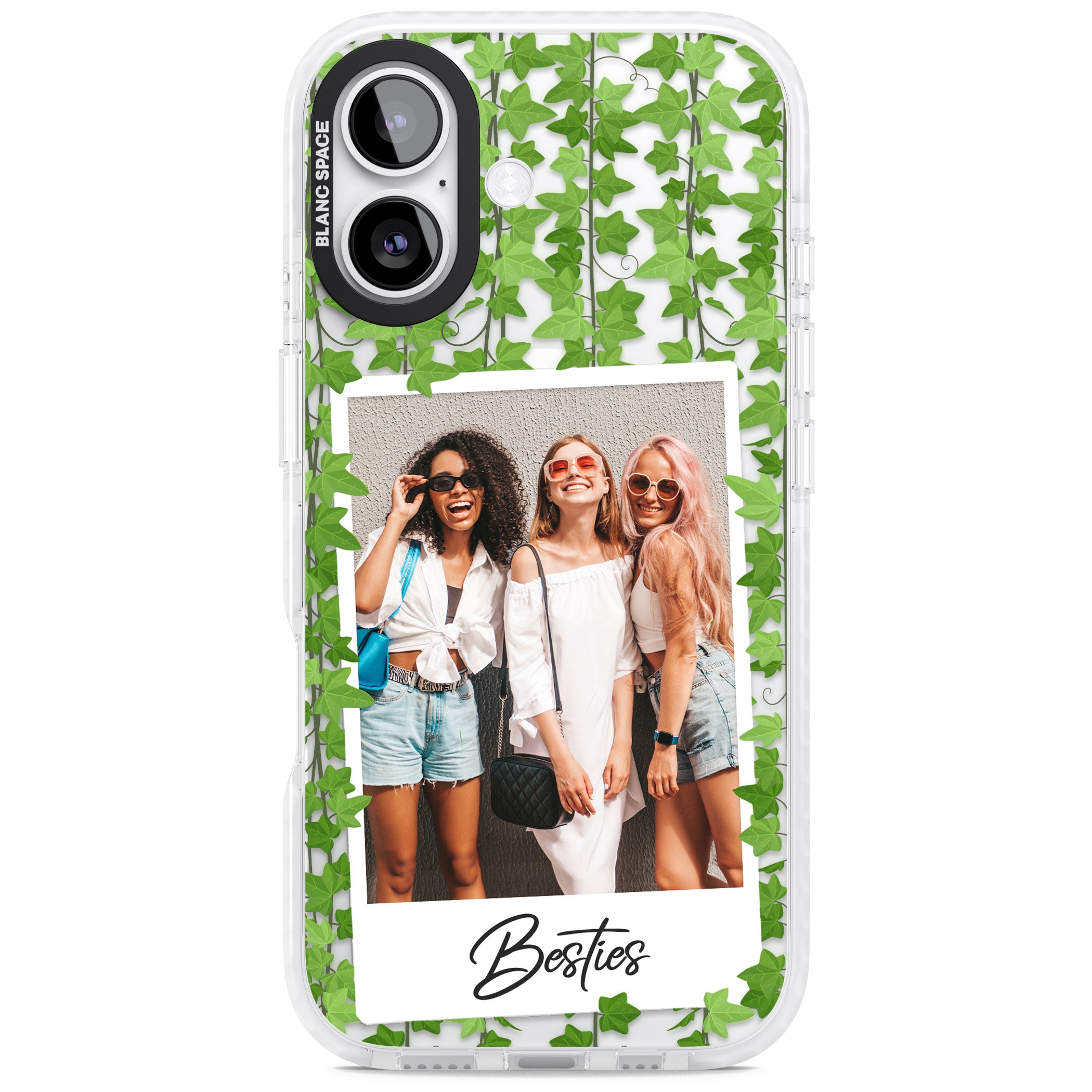 Personalised Ivy Vine Instant Photo iPhone 17 Impact Pro Clear Phone Case