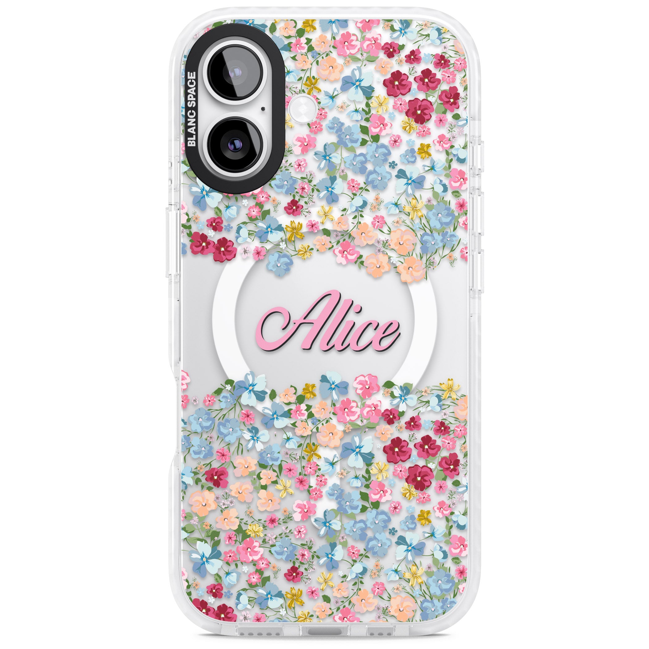 Personalised Venetian Meadow iPhone 17 Impact Pro Clear Phone Case