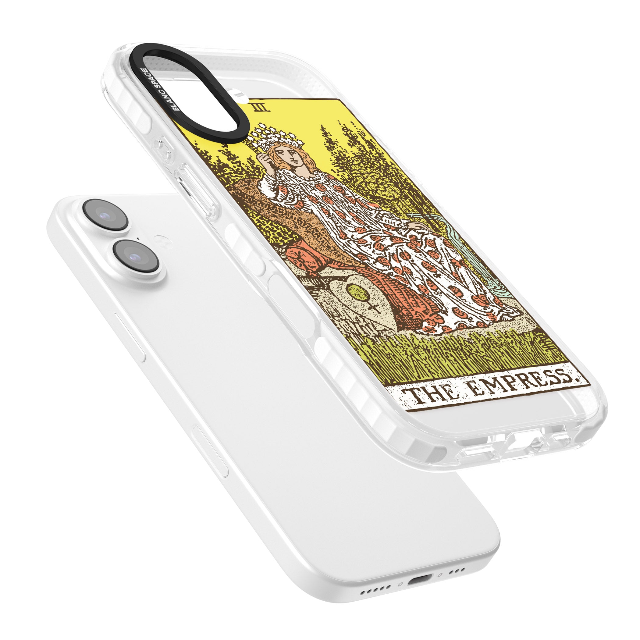 Personalised The Empress Tarot Card (Color) iPhone 17 Impact Pro Clear Phone Case Colours