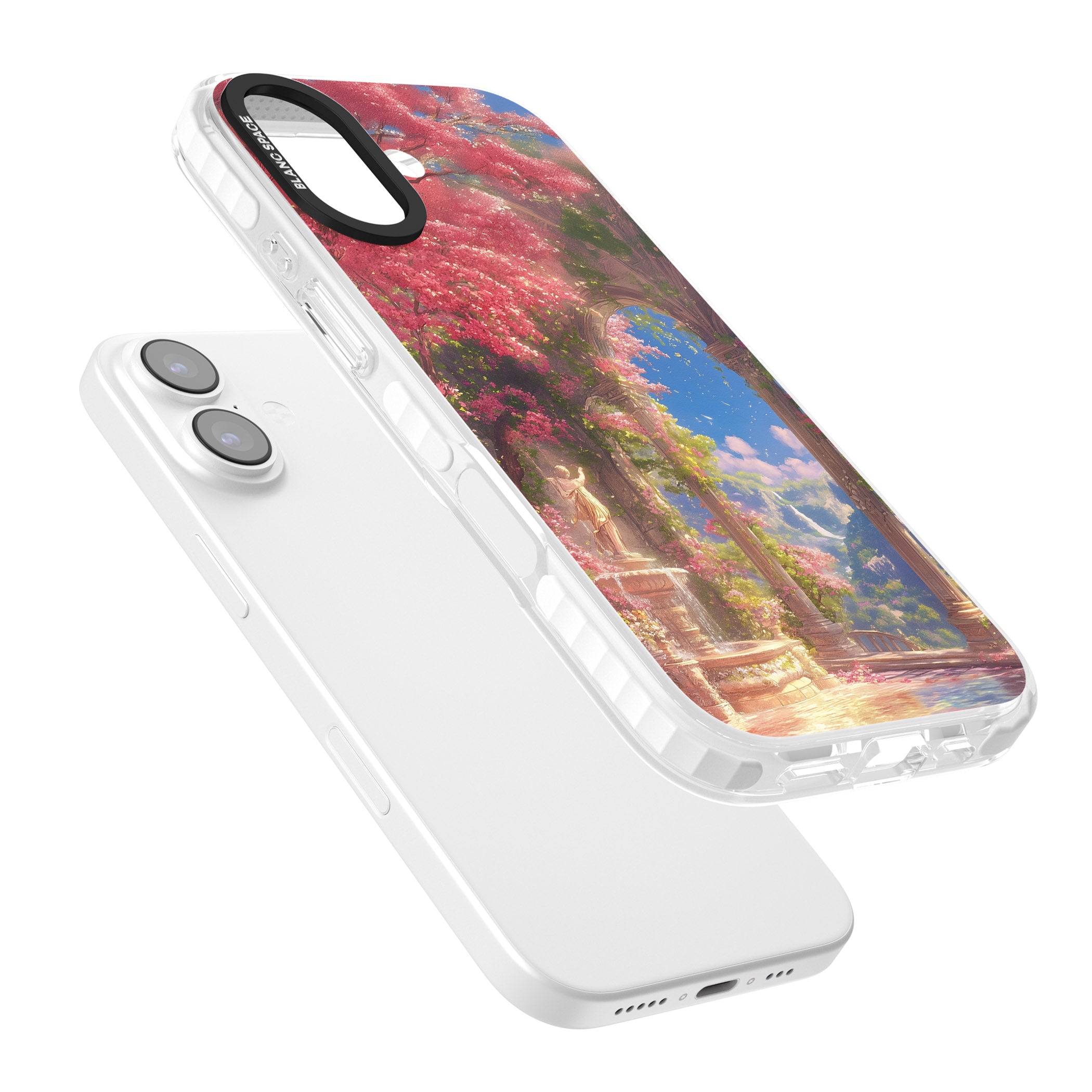 Castle Blossom iPhone 17 Impact Pro Clear Phone Case Colours