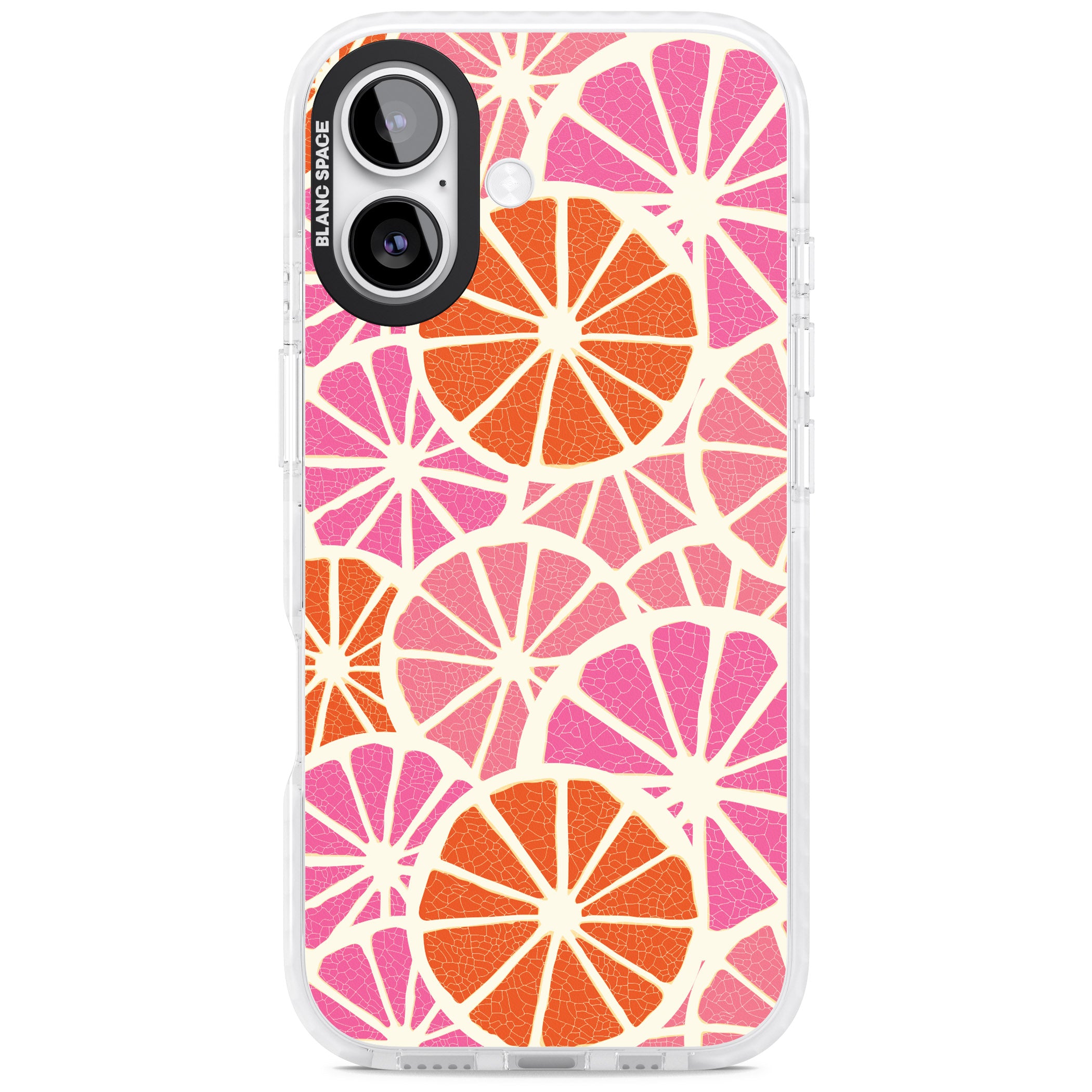 Citrus Slices iPhone 17 Impact Pro Clear Phone Case