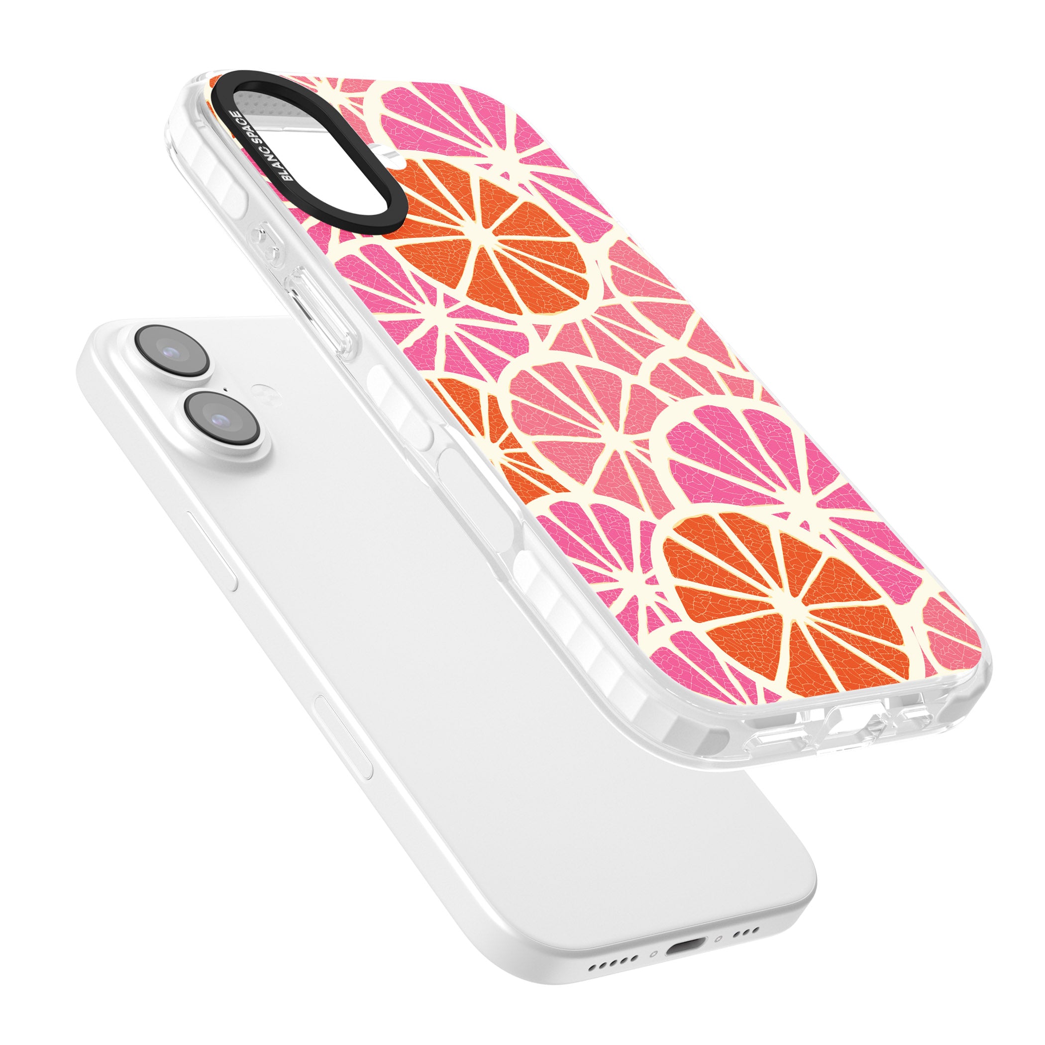 Citrus Slices iPhone 17 Impact Pro Clear Phone Case Colours