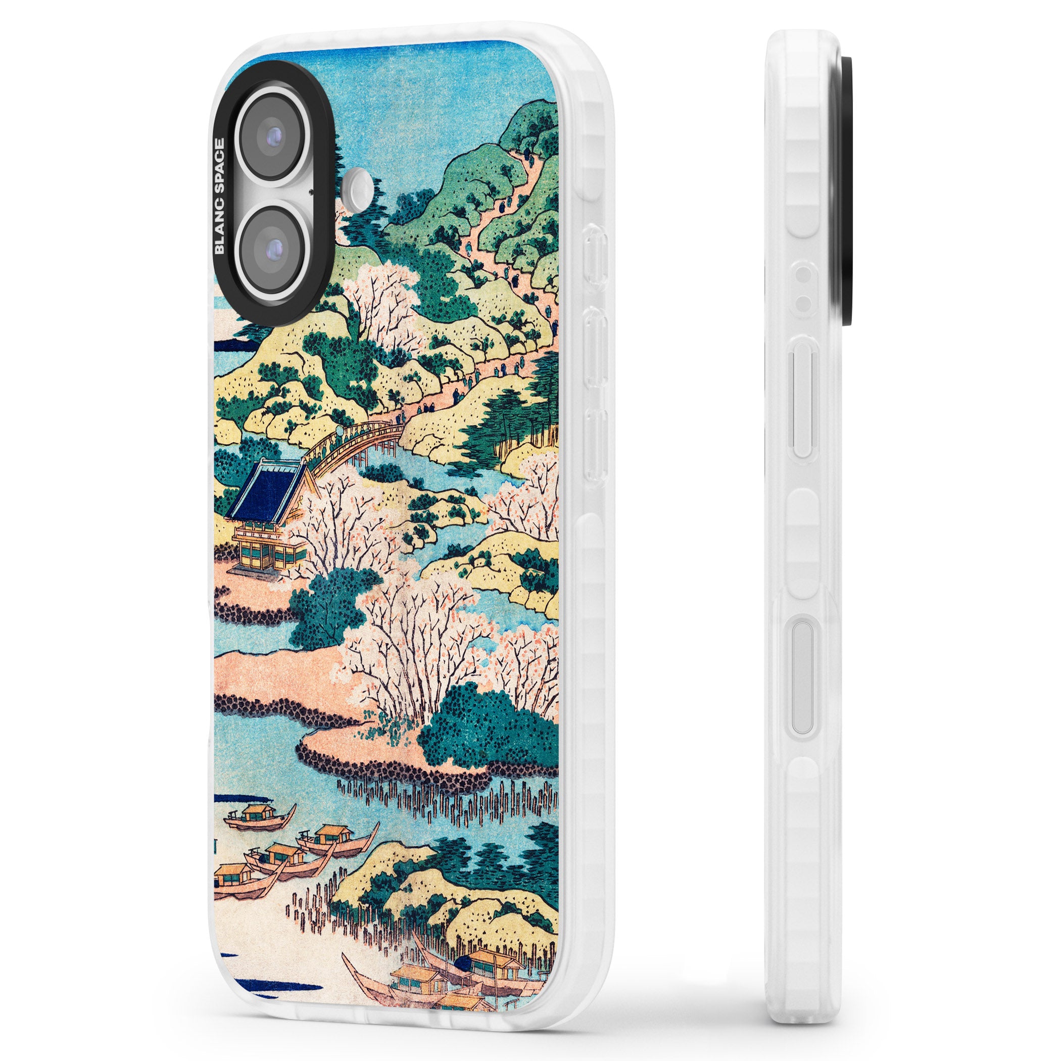 Coastal Community iPhone 17 Impact Pro Clear Phone Case Side Profile