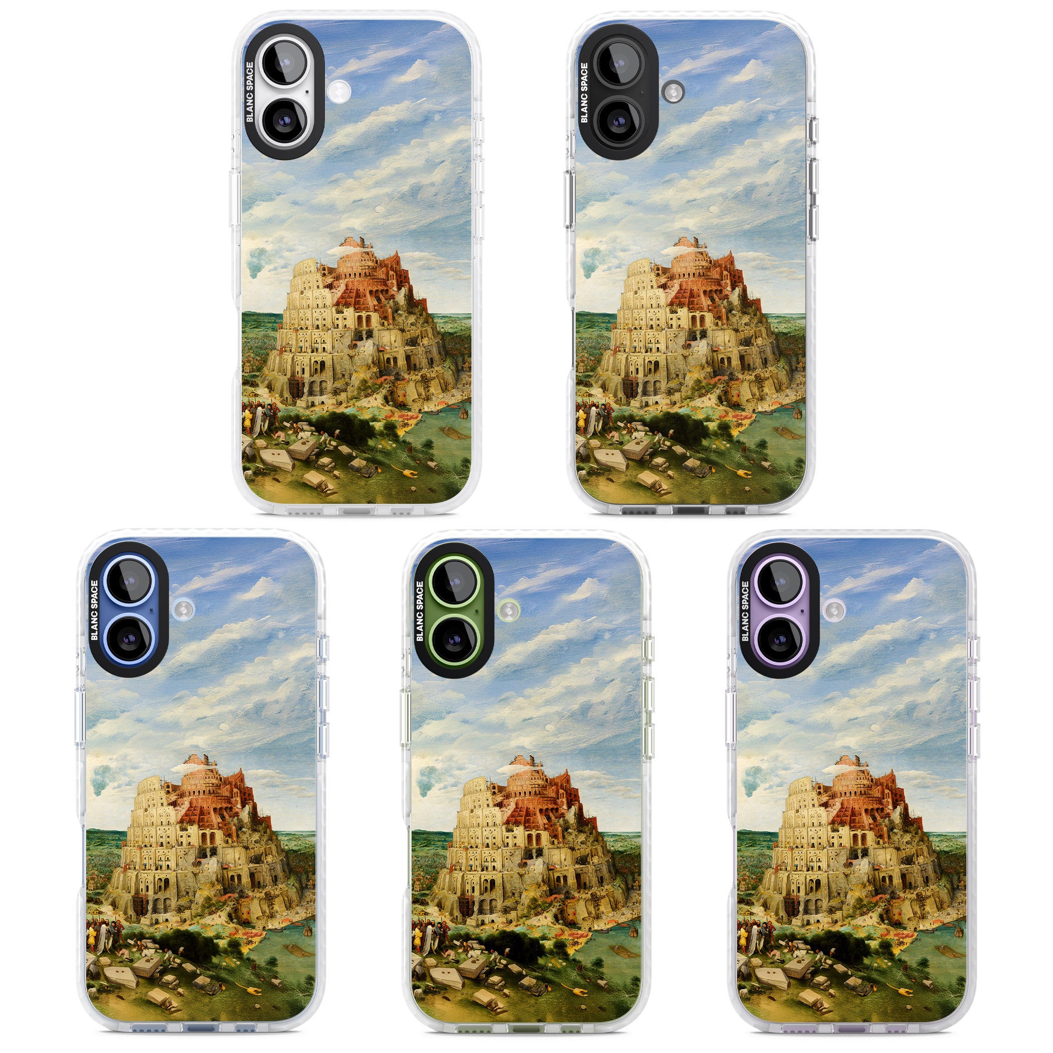 Tower Of Babel iPhone 17 Impact Pro Clear Phone Case APT Impact Protection