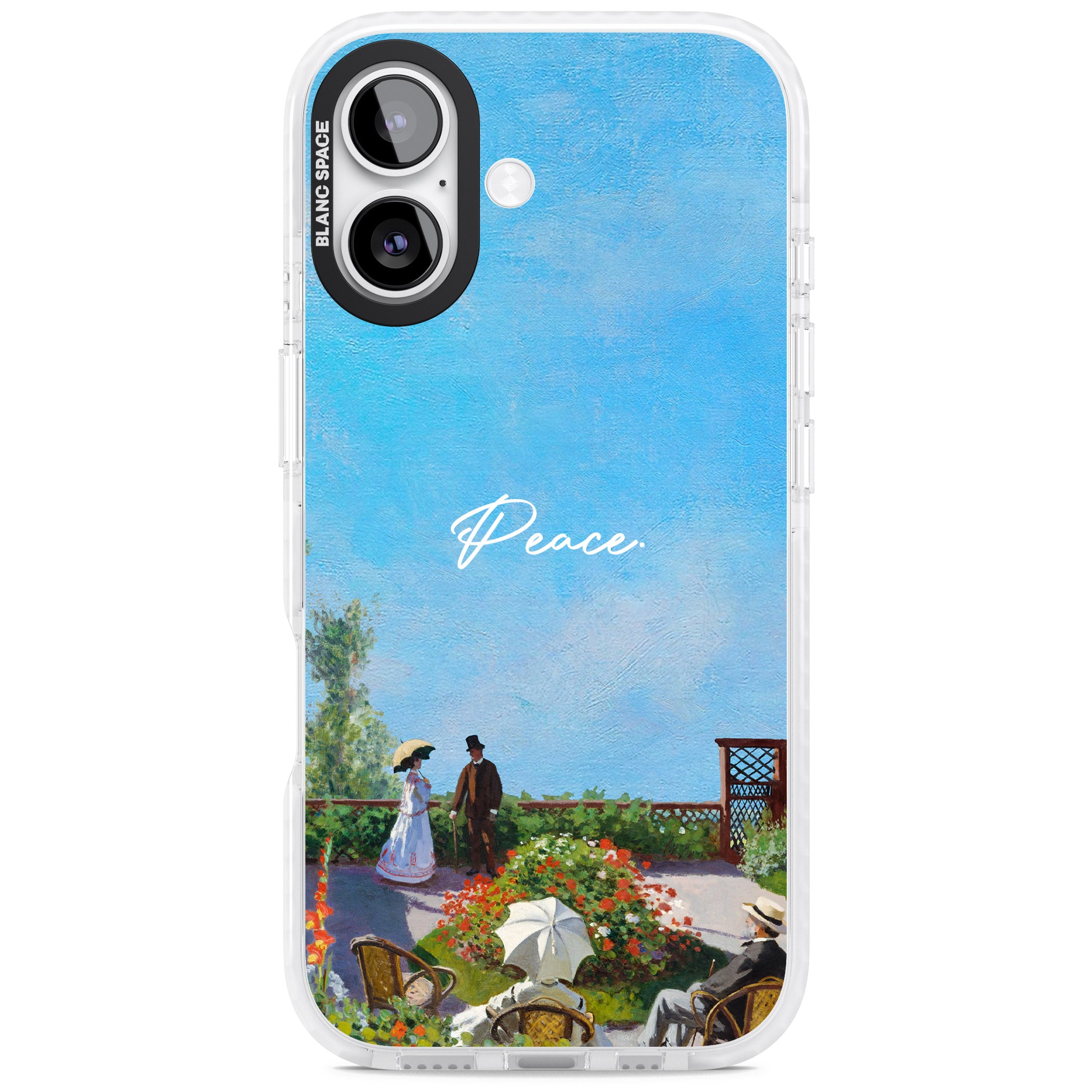 Monet Garden Terrace iPhone 17 Impact Pro Clear Phone Case