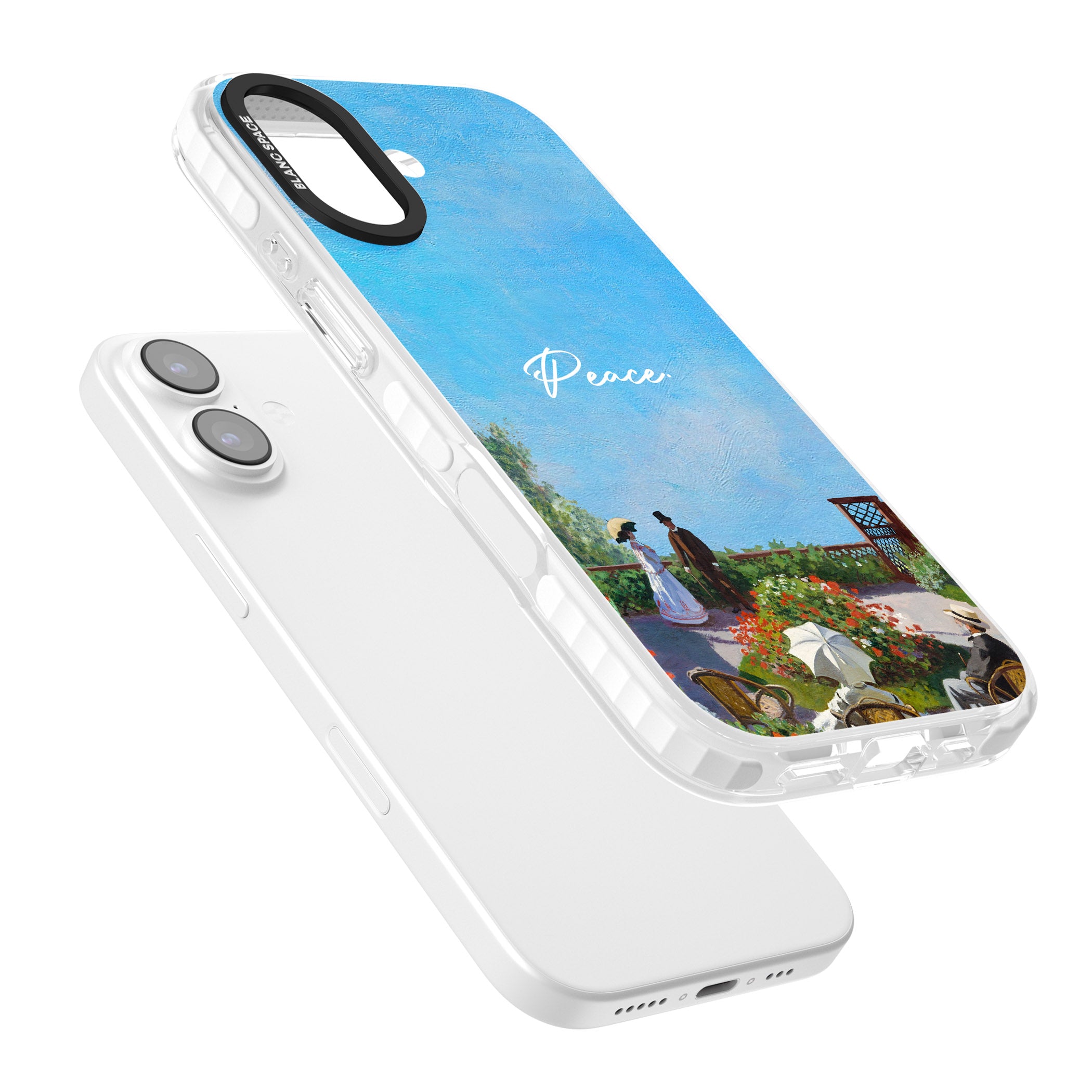 Monet Garden Terrace iPhone 17 Impact Pro Clear Phone Case Colours