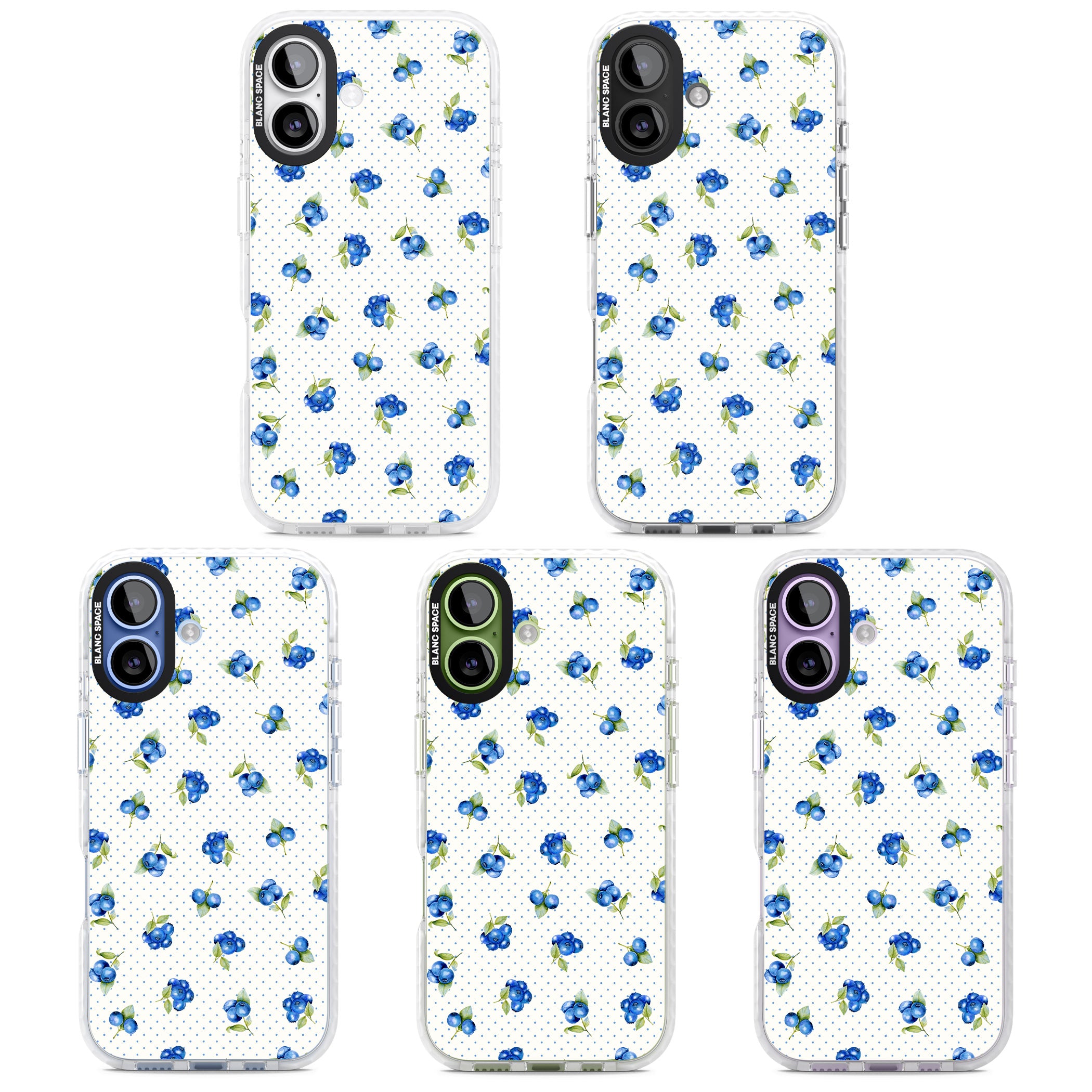 Blueberry Picnic iPhone 17 Impact Pro Clear Phone Case APT Impact Protection
