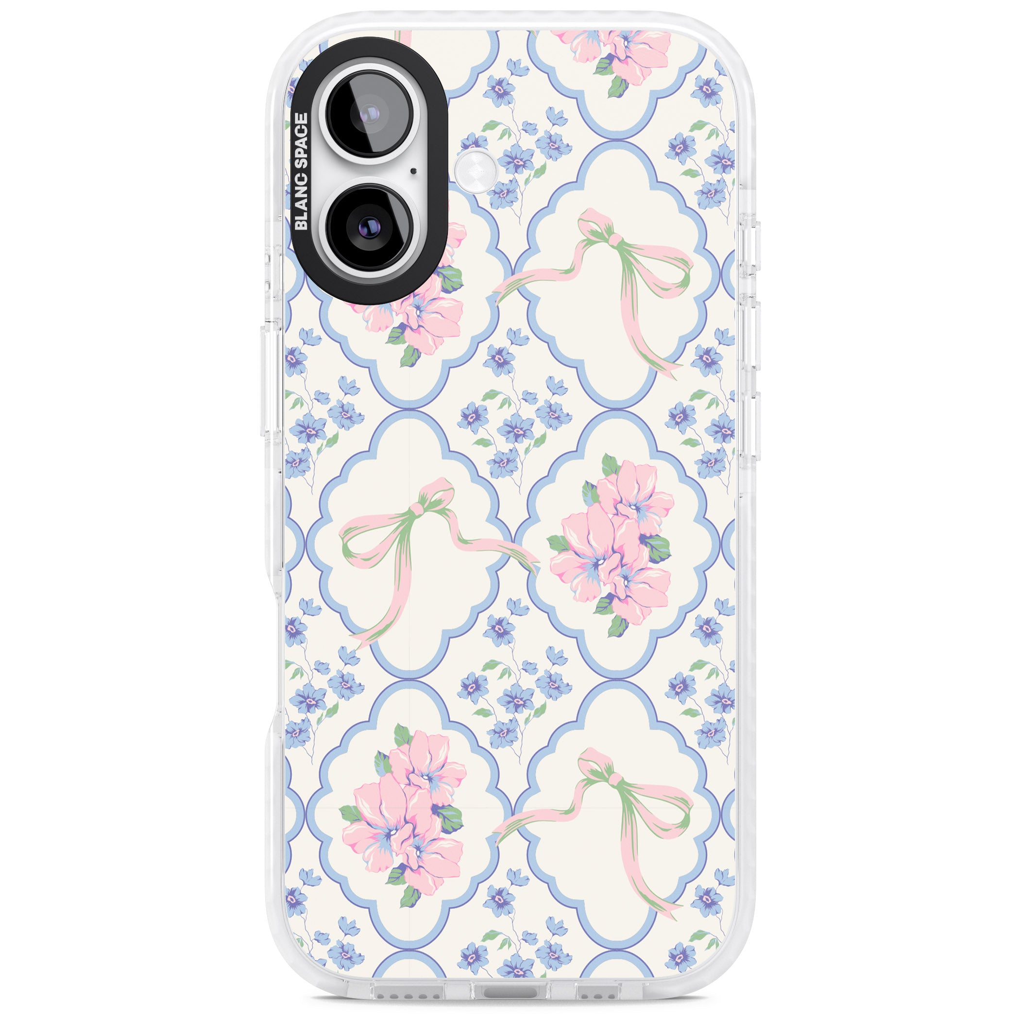 Coquette Flowers & Bows iPhone 17 Impact Pro Clear Phone Case