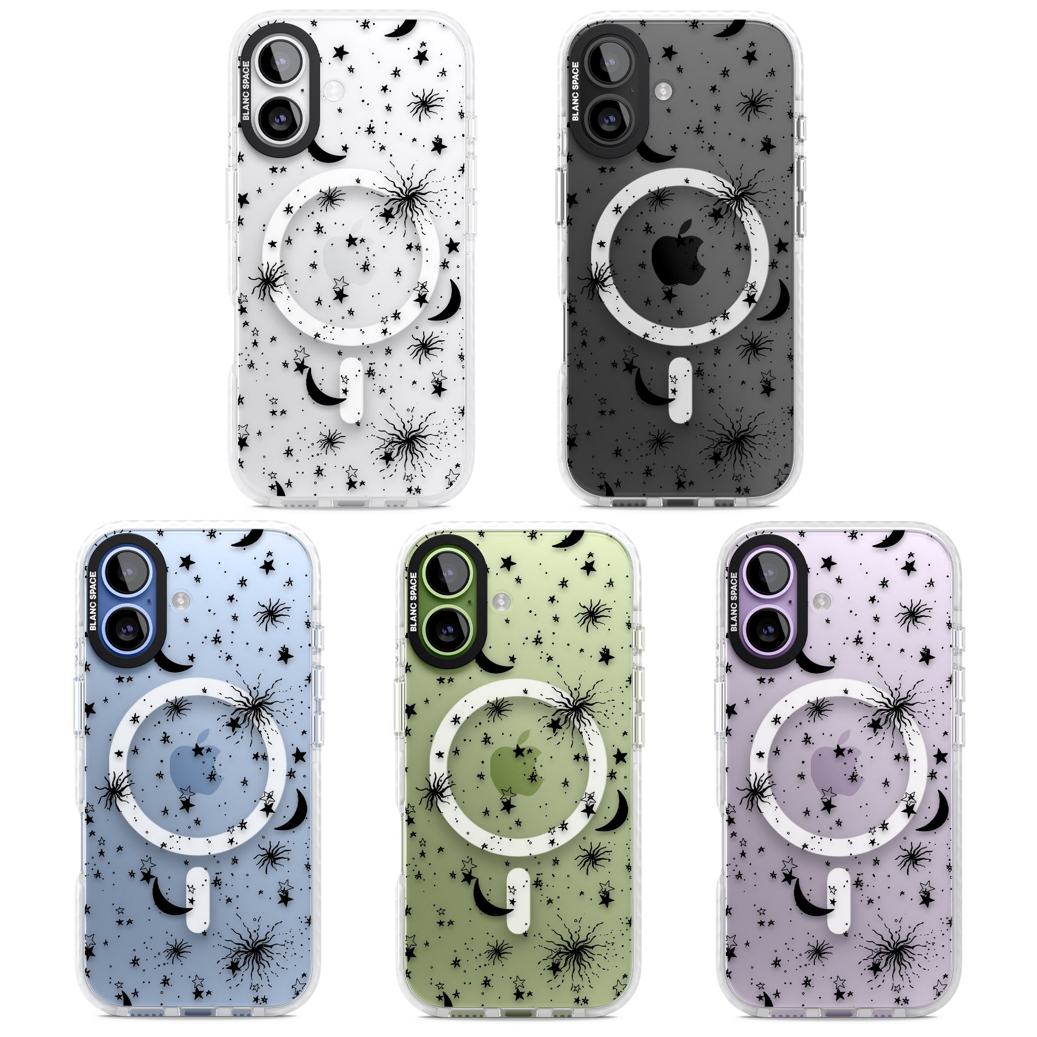 Celestial Night iPhone 17 Impact Pro Clear Phone Case APT Impact Protection