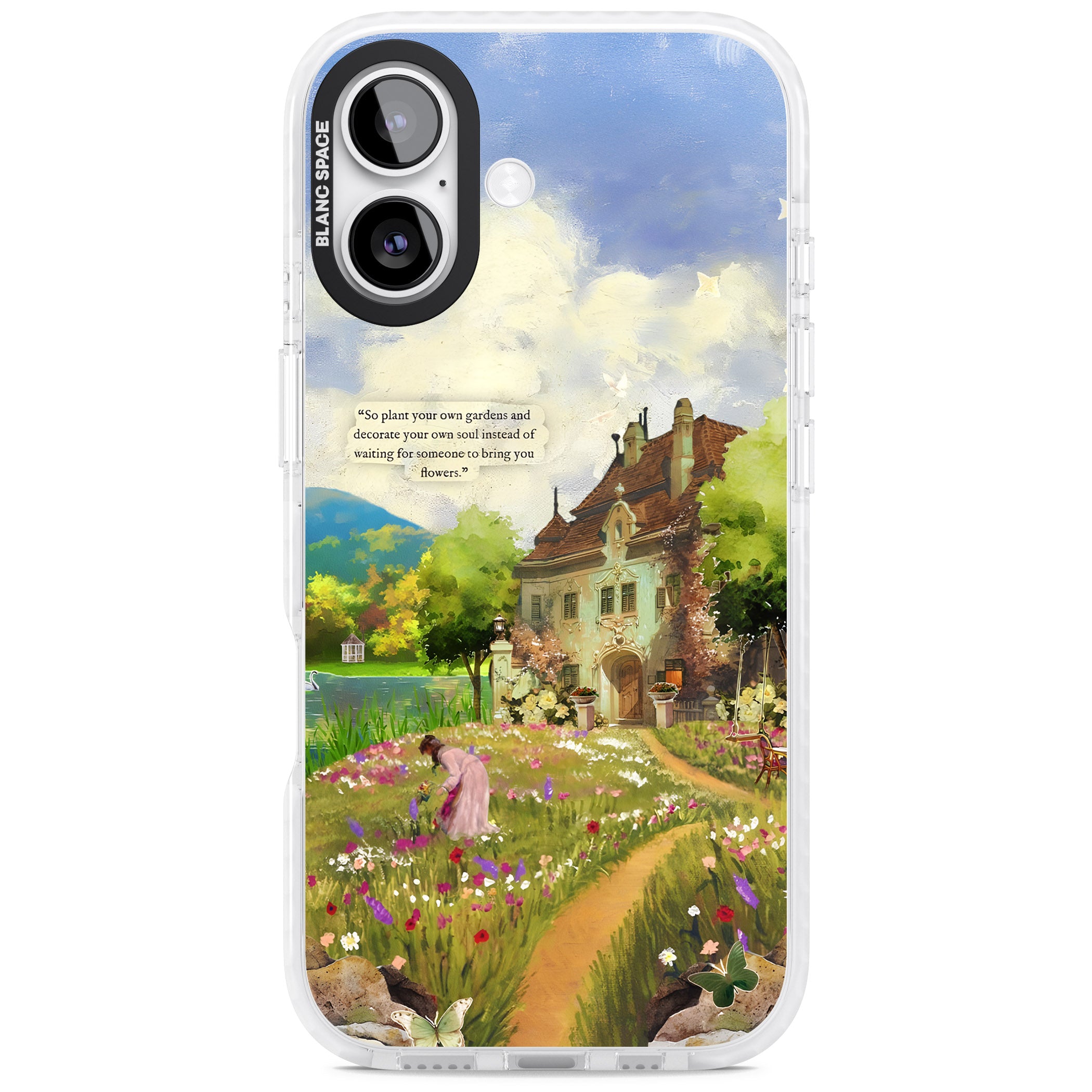 Spring Cottage iPhone 17 Impact Pro Clear Phone Case
