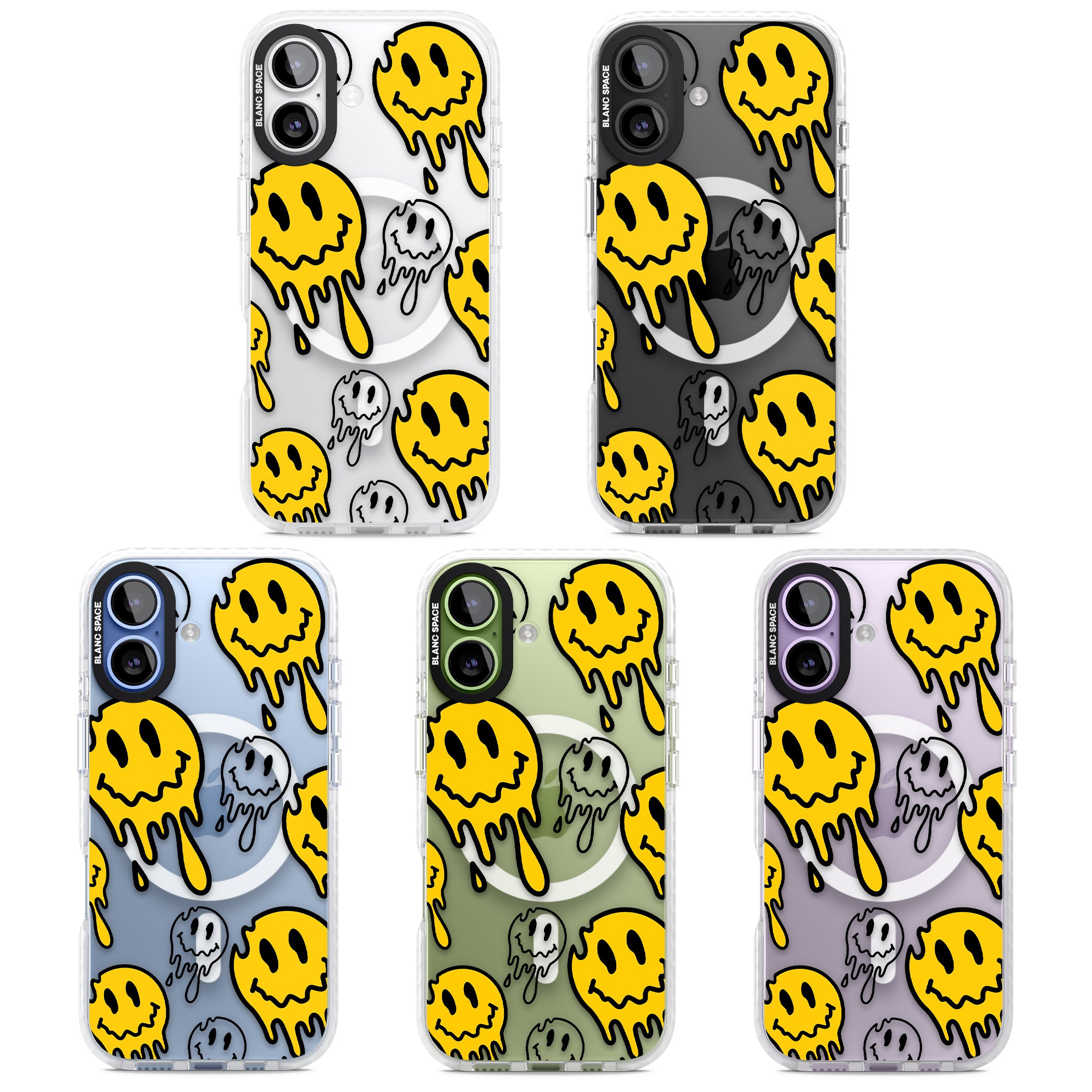 Face Melt iPhone 17 Impact Pro Clear Phone Case APT Impact Protection