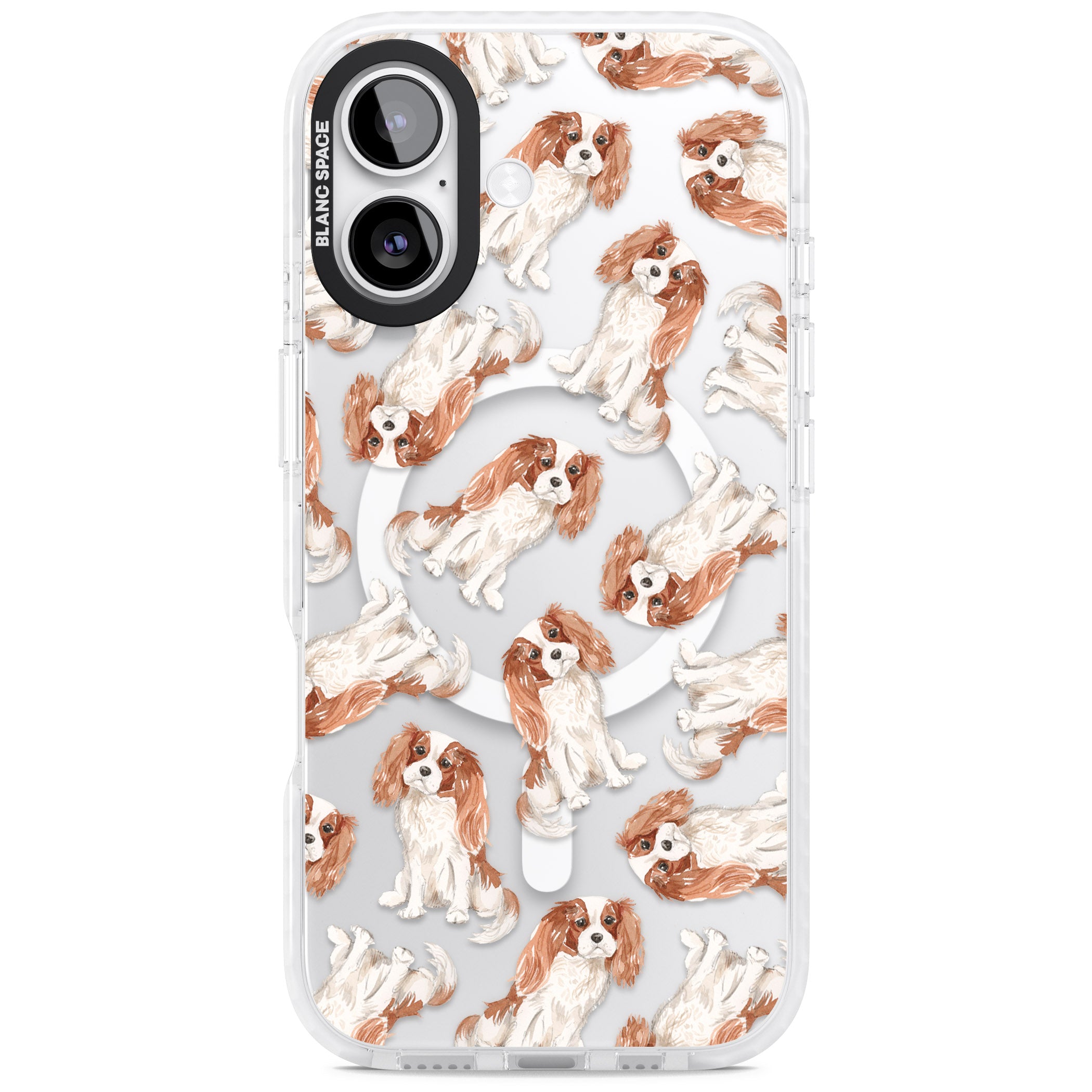 Cavalier King Charles Spaniel iPhone 17 Impact Pro Clear Phone Case