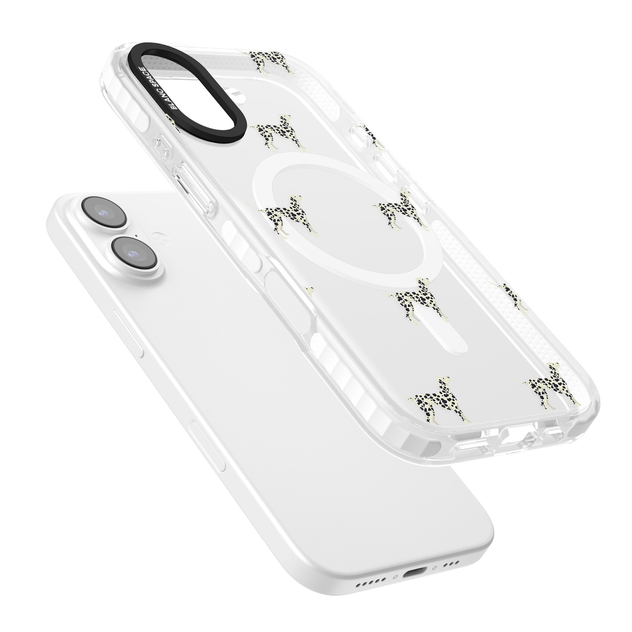 Dalmatian Dog Pattern iPhone 17 Impact Pro Clear Phone Case Colours