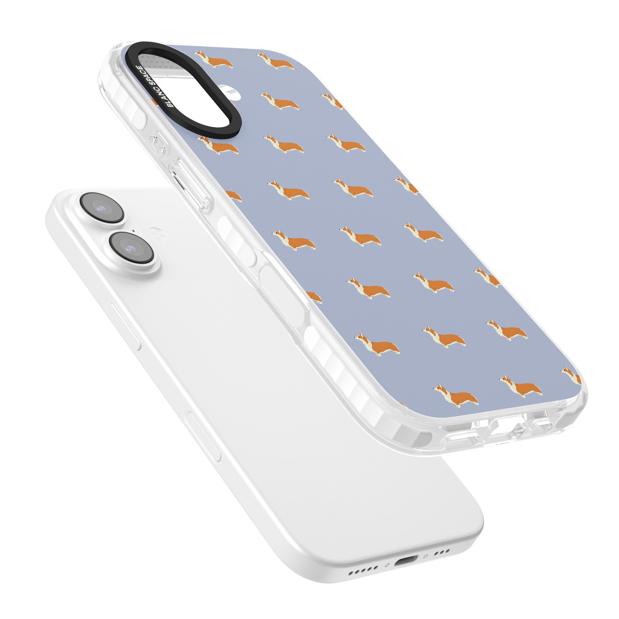 Corgi Pattern iPhone 17 Impact Pro Clear Phone Case Colours