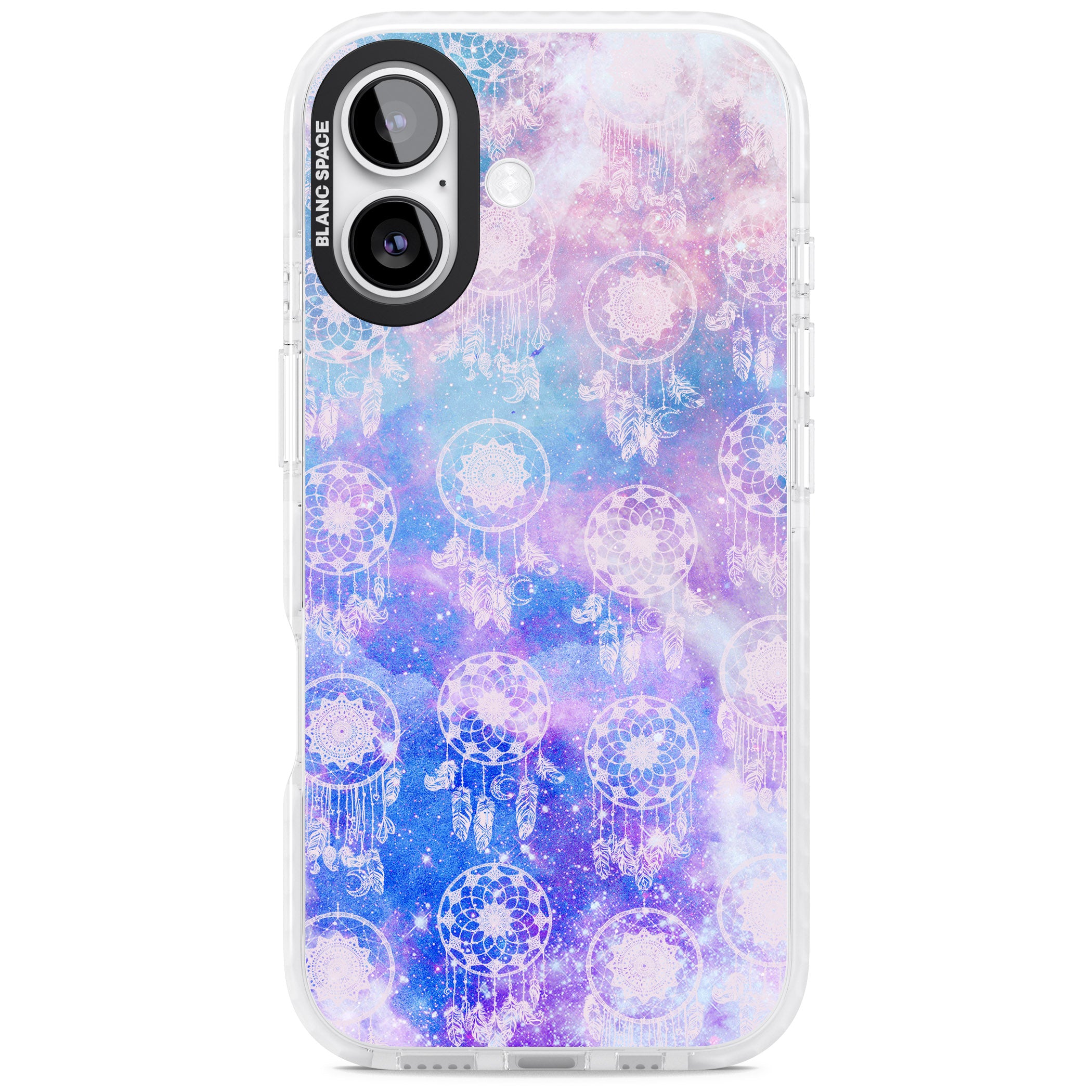 Dreamcatcher Galaxy Tie Dye iPhone 17 Impact Pro Clear Phone Case