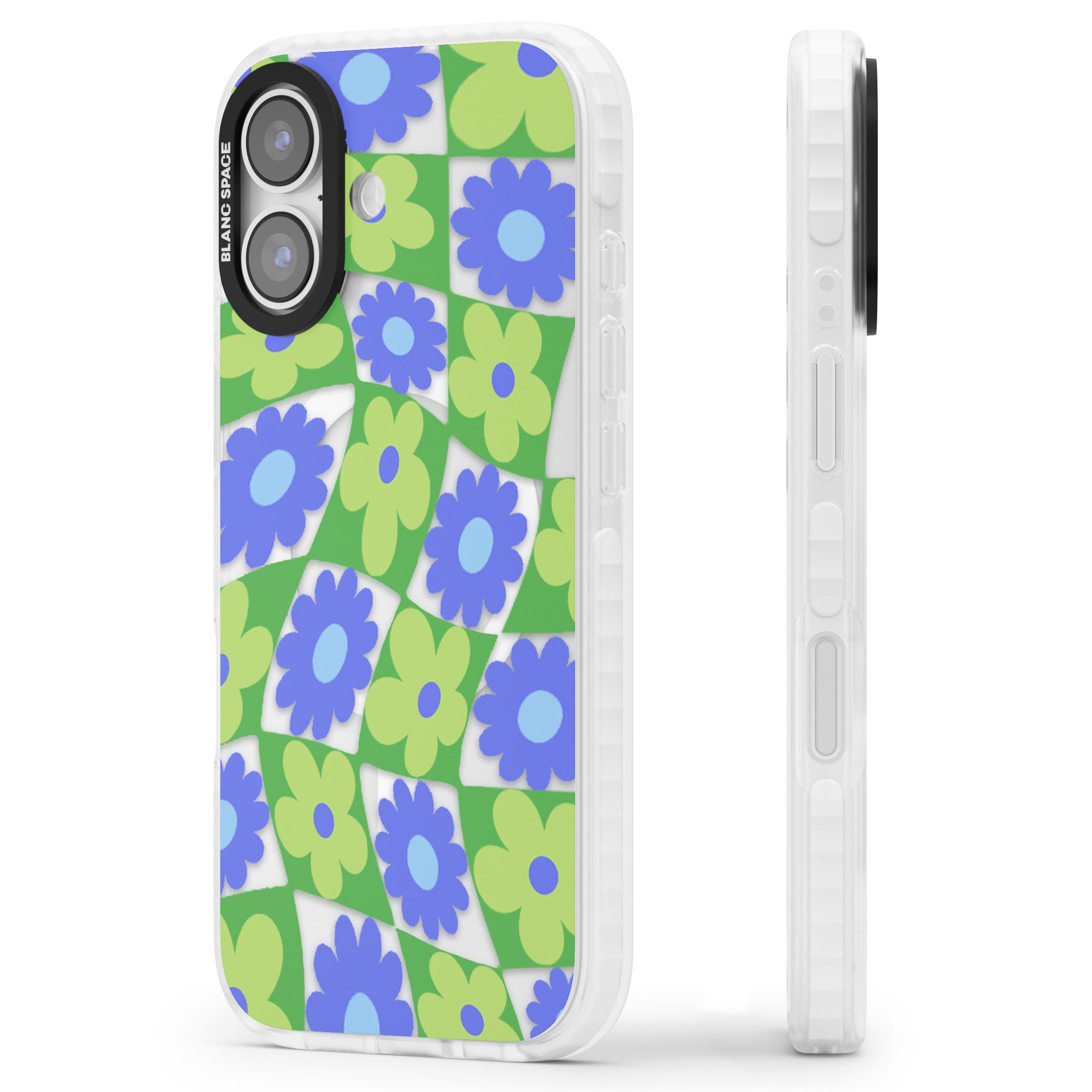 Garden Party iPhone 17 Impact Pro Clear Phone Case Side Profile