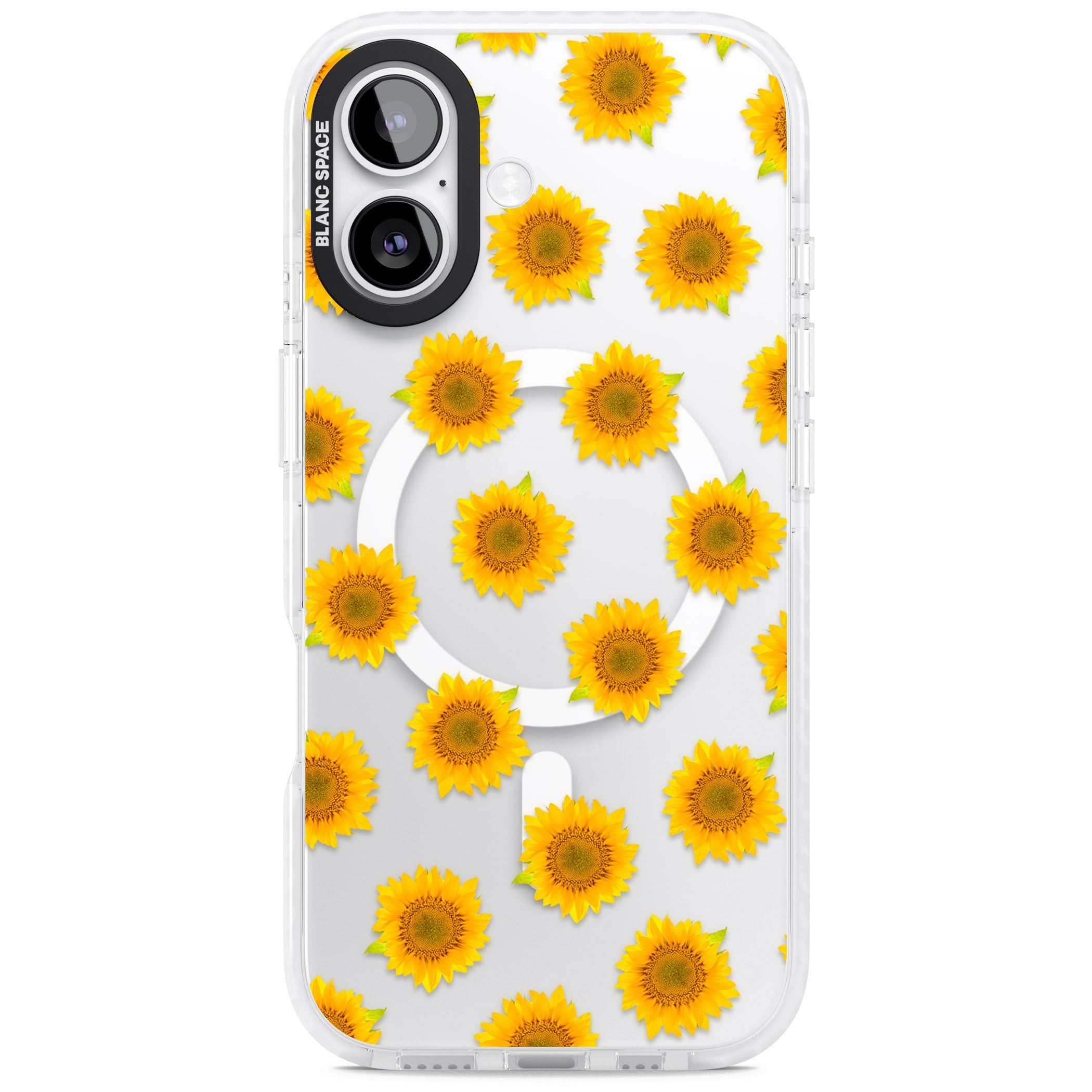 Sunflower Flourish iPhone 17 Impact Pro Clear Phone Case