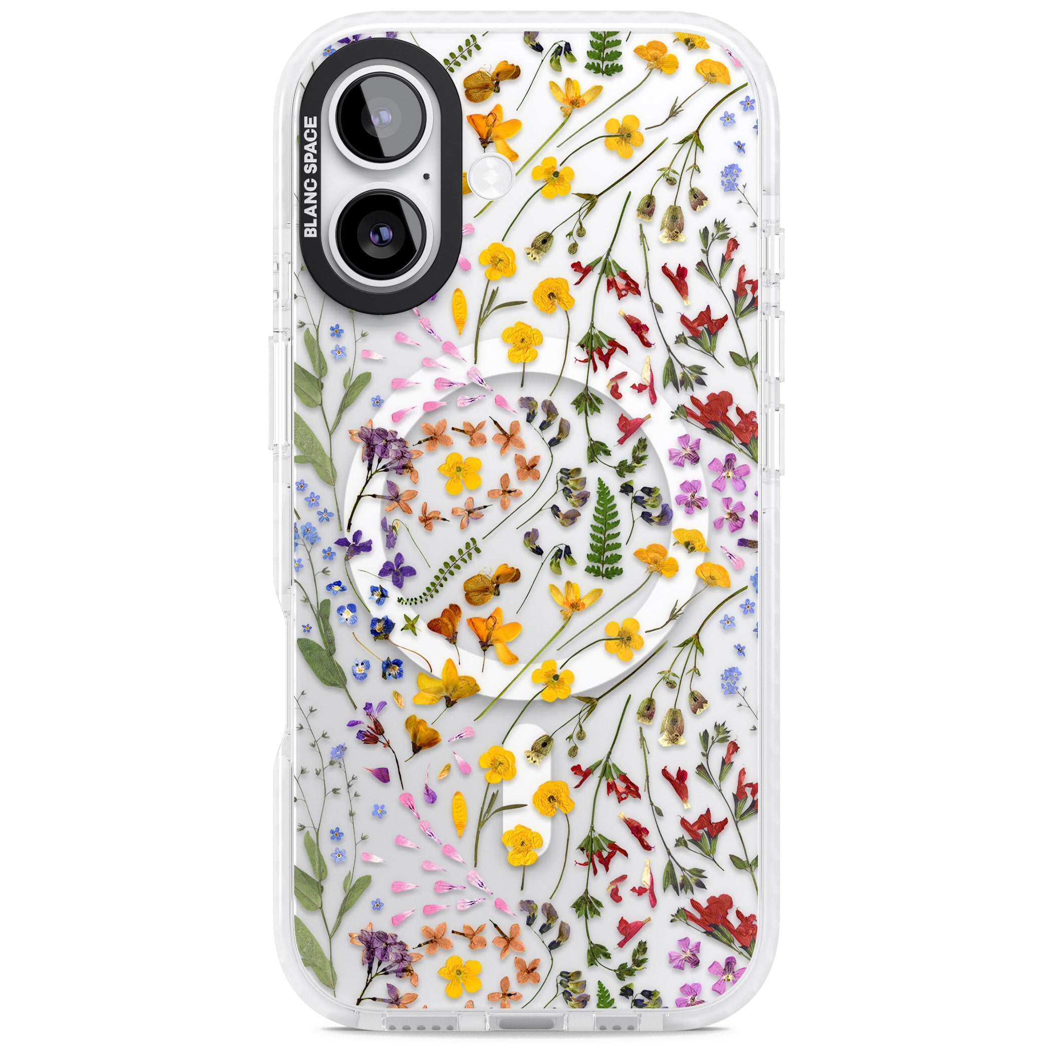 Wildflower iPhone 17 Impact Pro Clear Phone Case