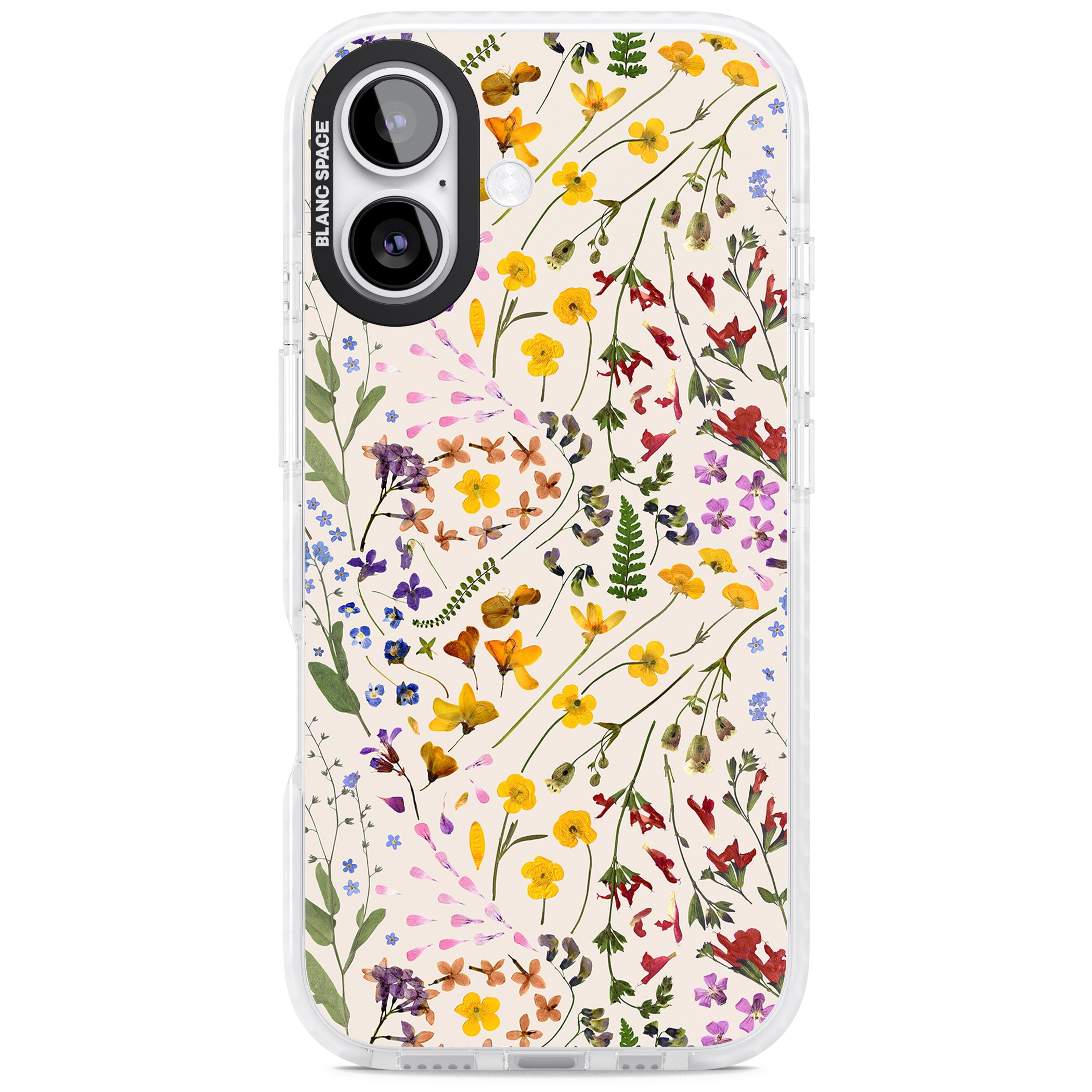 Wildflower Bouquet Cream iPhone 17 Impact Pro Clear Phone Case