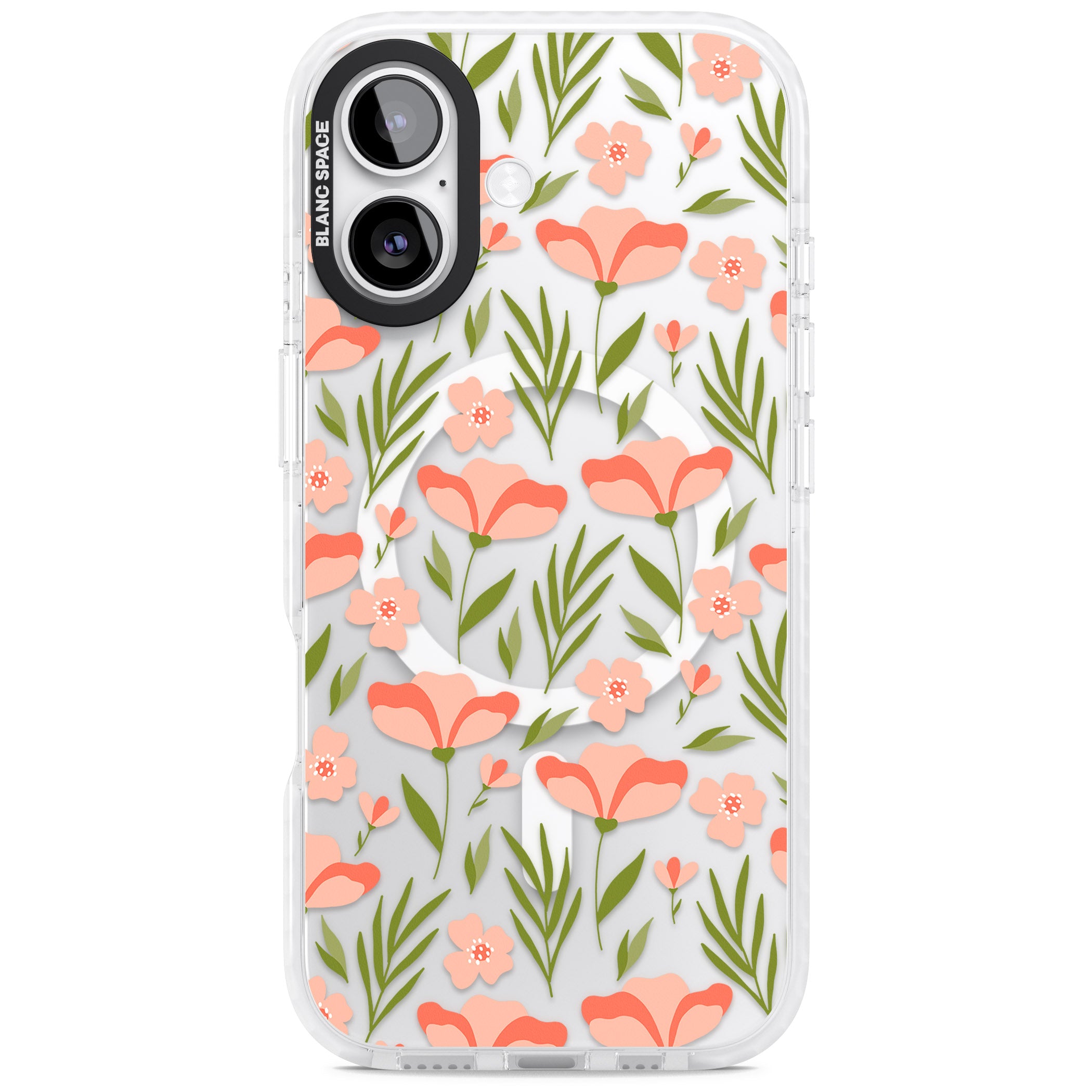 Blossom Bloom iPhone 17 Impact Pro Clear Phone Case