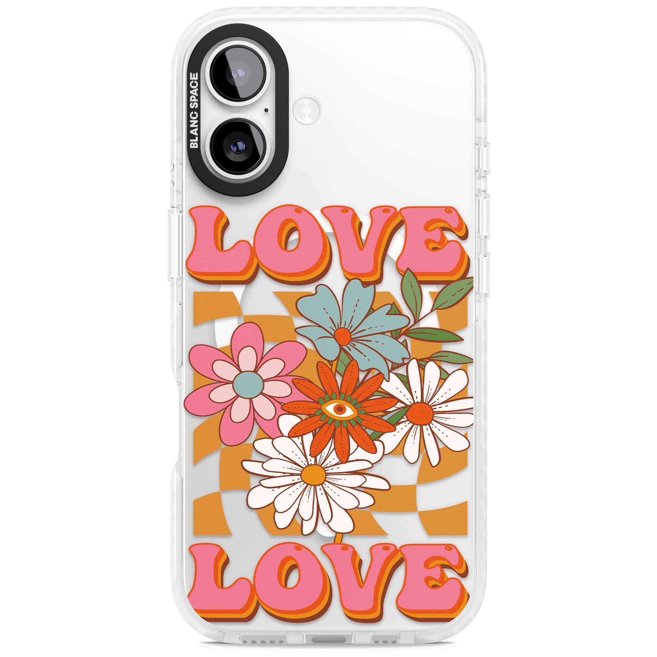 Love Bloom iPhone 17 Impact Pro Clear Phone Case