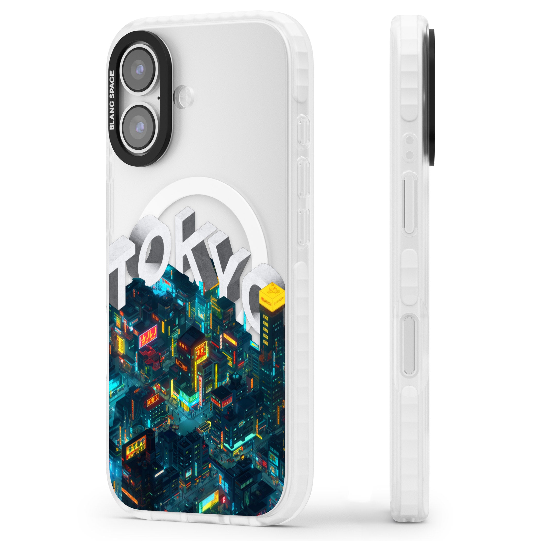 Tokyo iPhone 17 Impact Pro Clear Phone Case Side Profile