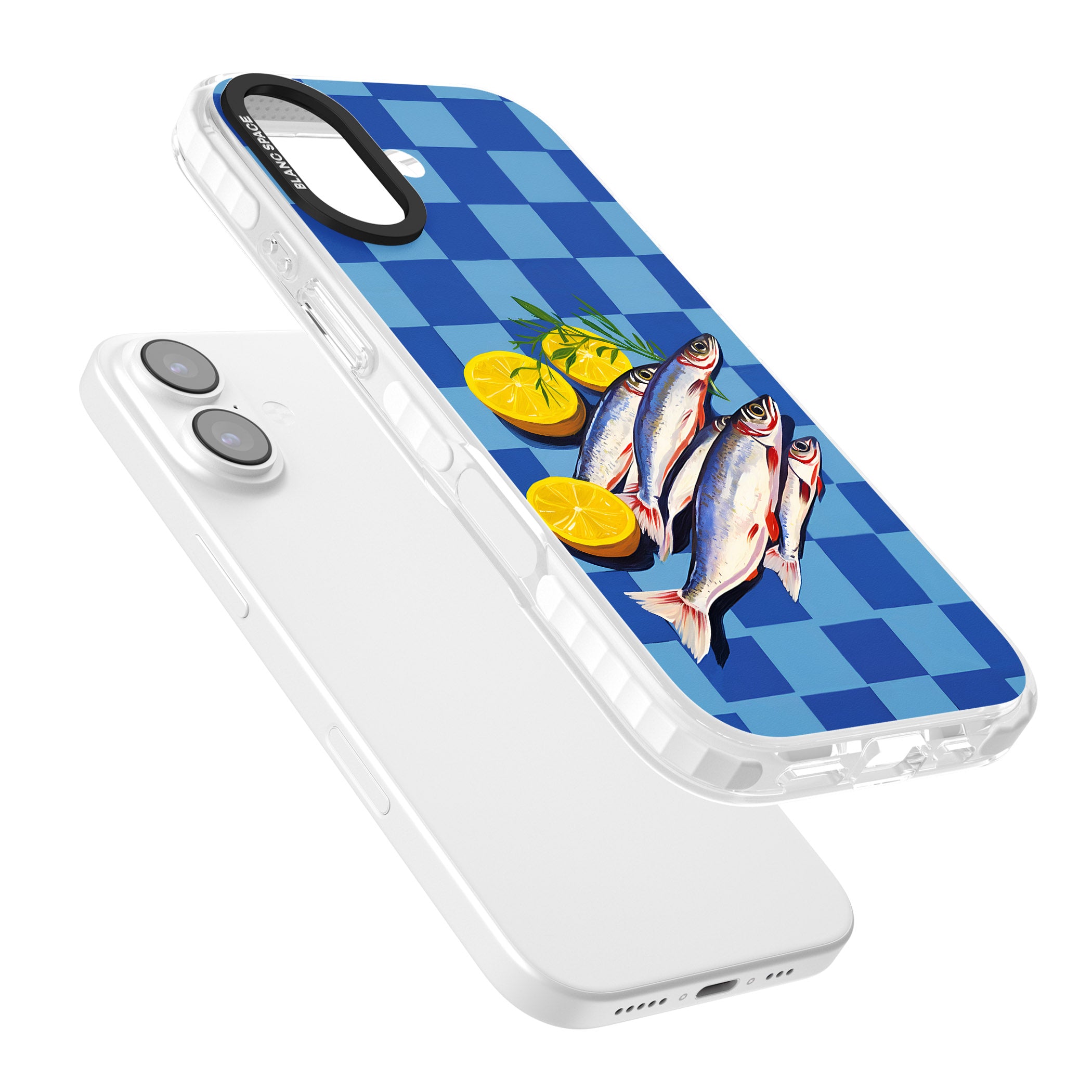 Fish & Lemons iPhone 17 Impact Pro Clear Phone Case Colours