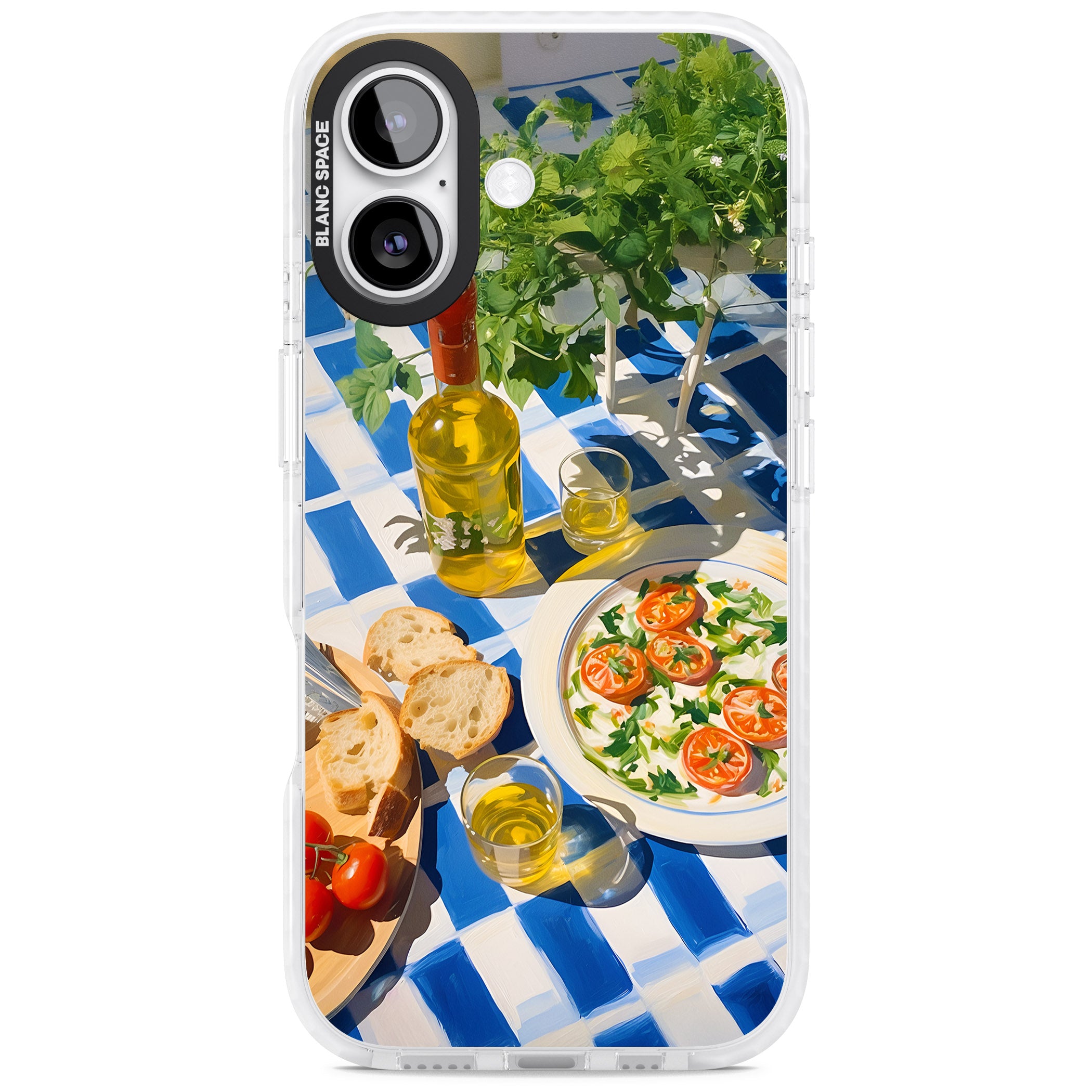 Caprese Salad iPhone 17 Impact Pro Clear Phone Case