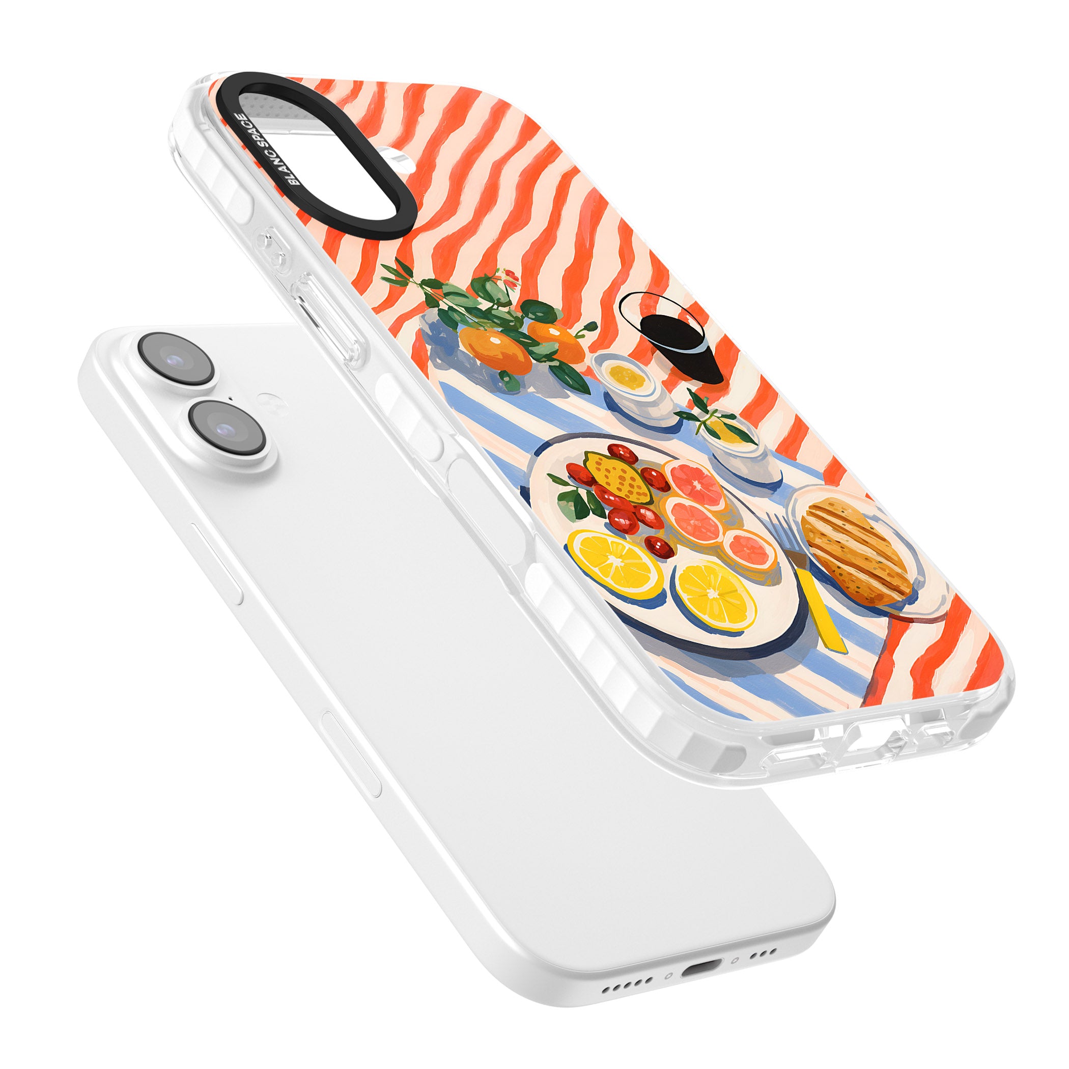 Citrus Picnic iPhone 17 Impact Pro Clear Phone Case Colours