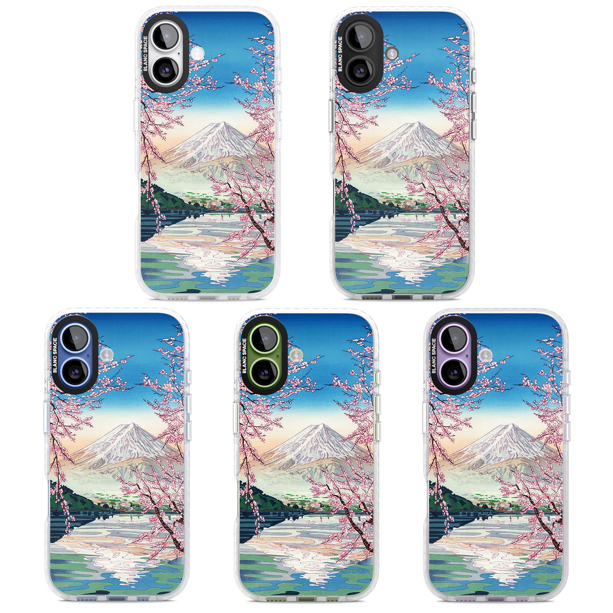 Mt Fuji From Lake Kawaguchi iPhone 17 Impact Pro Clear Phone Case APT Impact Protection