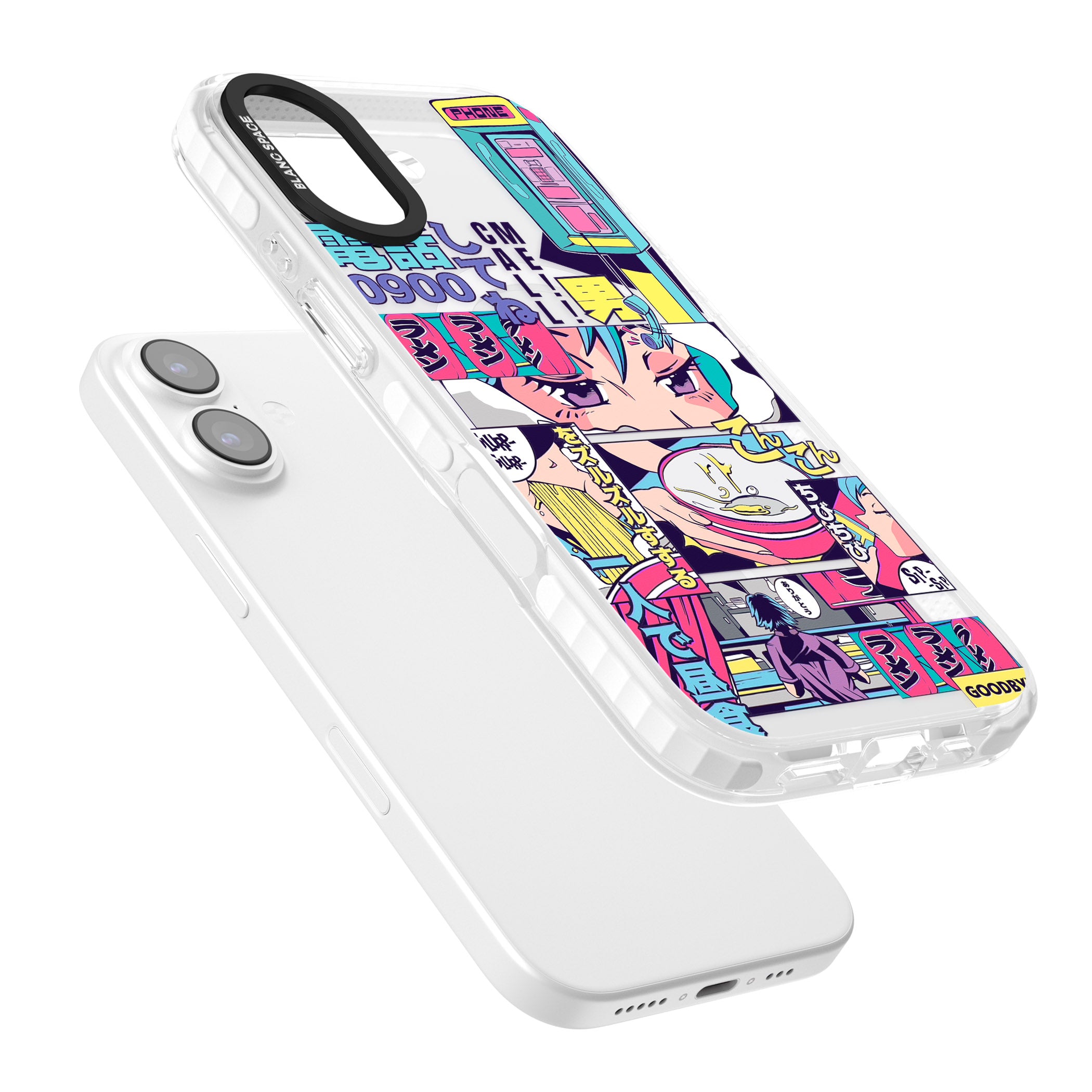 Vibrant Anime Comic iPhone 17 Impact Pro Clear Phone Case Colours
